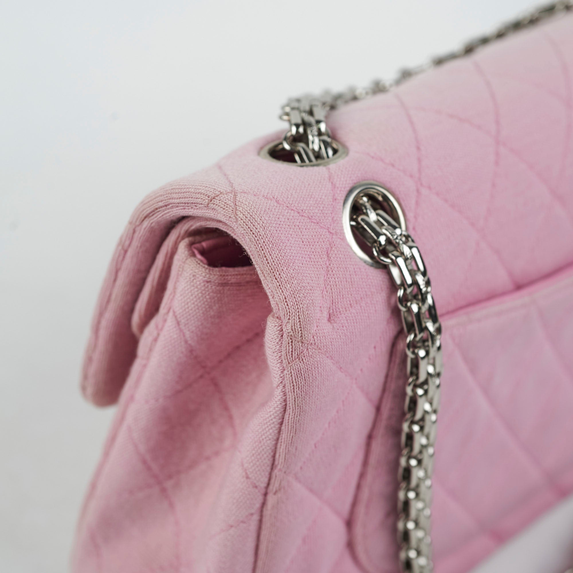 Chanel Classic Flap Small Pink Fabric - Series 6