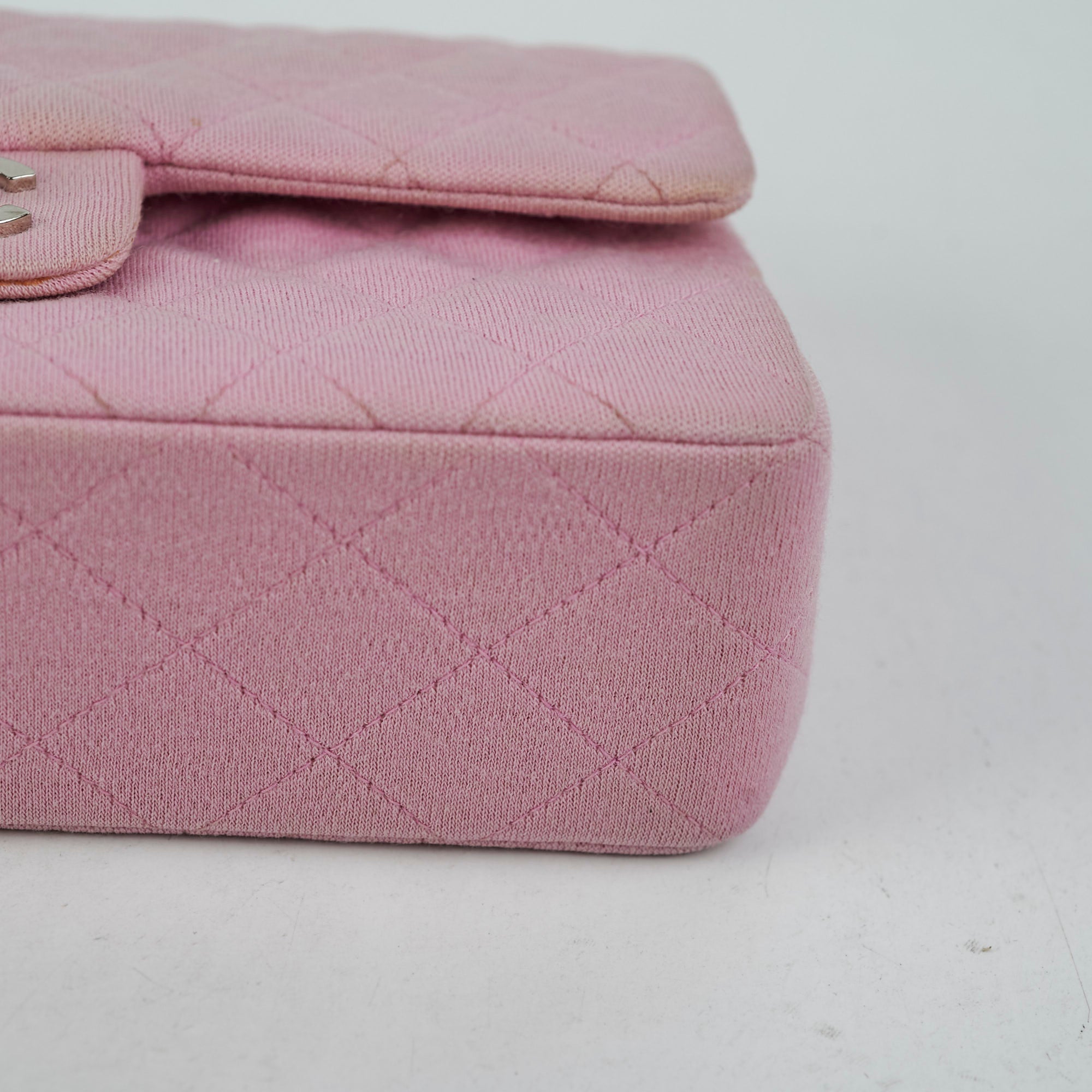 Chanel Classic Flap Small Pink Fabric - Series 6