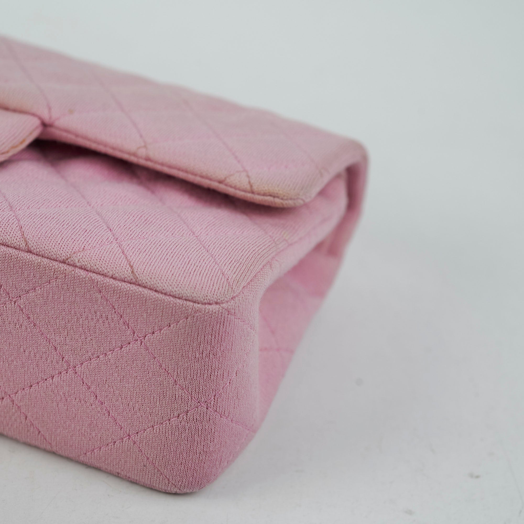 Chanel Classic Flap Small Pink Fabric - Series 6