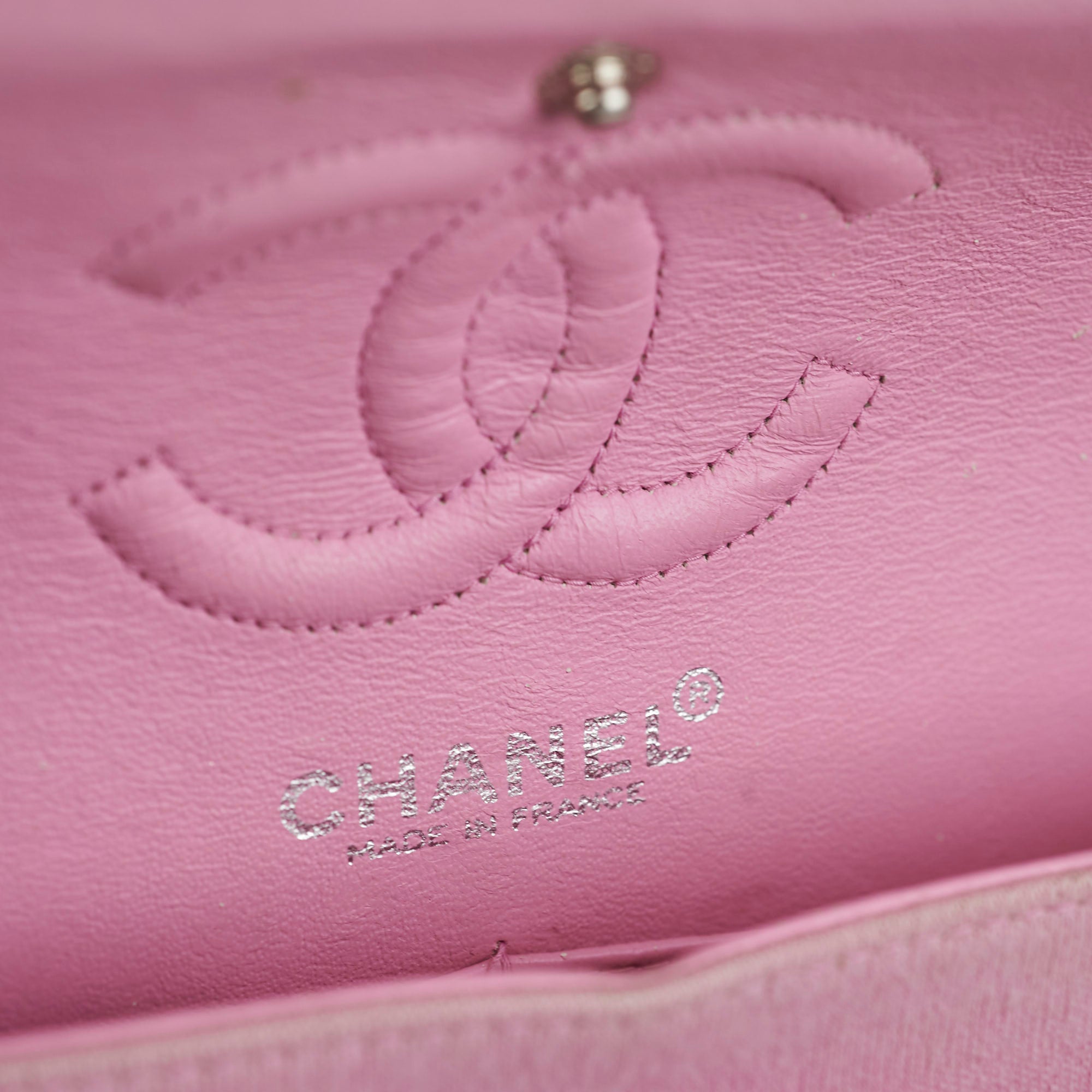 Chanel Classic Flap Small Pink Fabric - Series 6