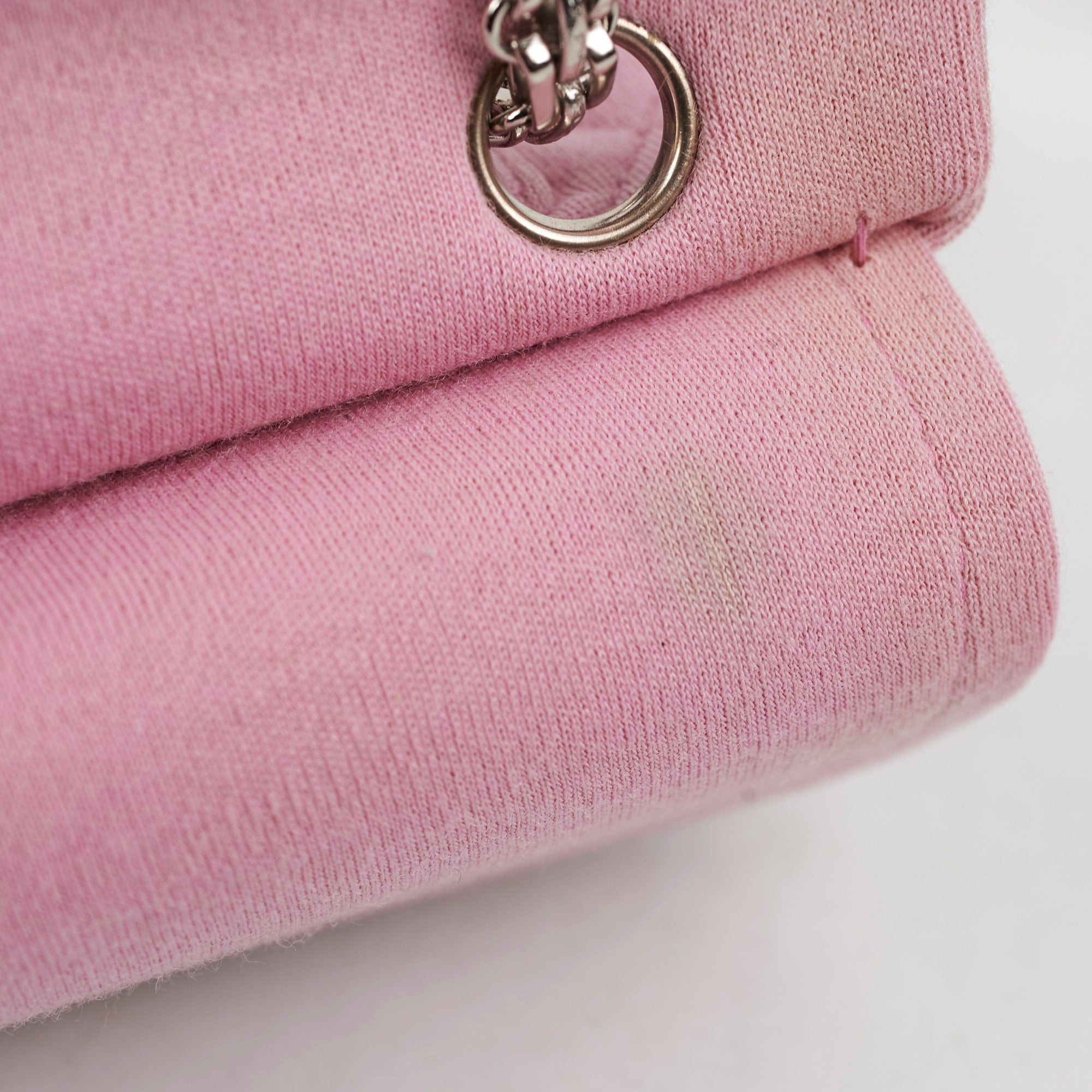 Chanel Classic Flap Small Pink Fabric - Series 6
