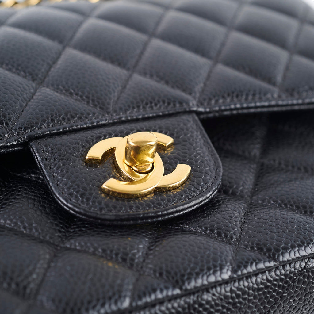 Chanel Small Caviar Classic Flap Black GHW