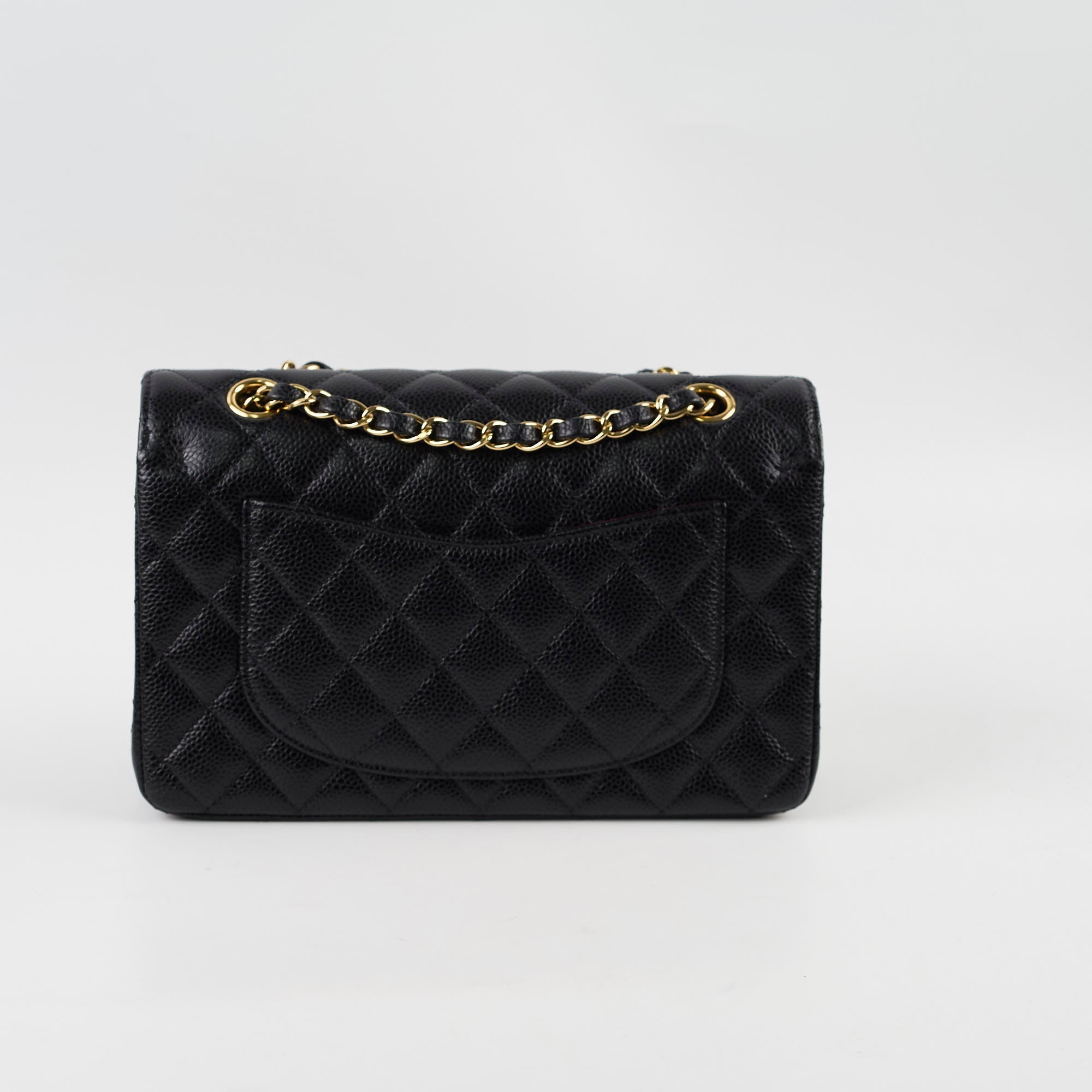 Chanel Small Caviar Double Classic Flap Black