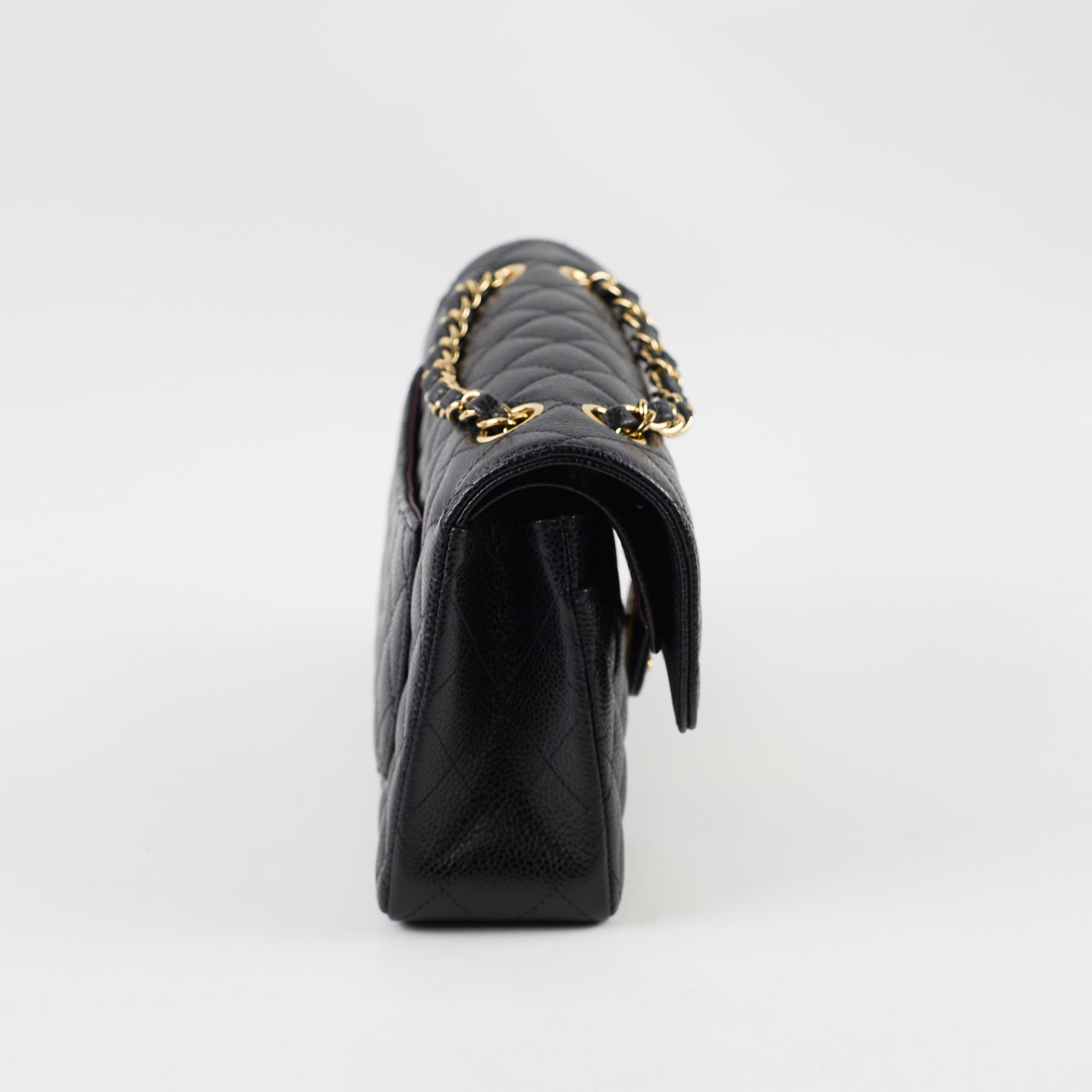 Chanel Small Caviar Double Classic Flap Black