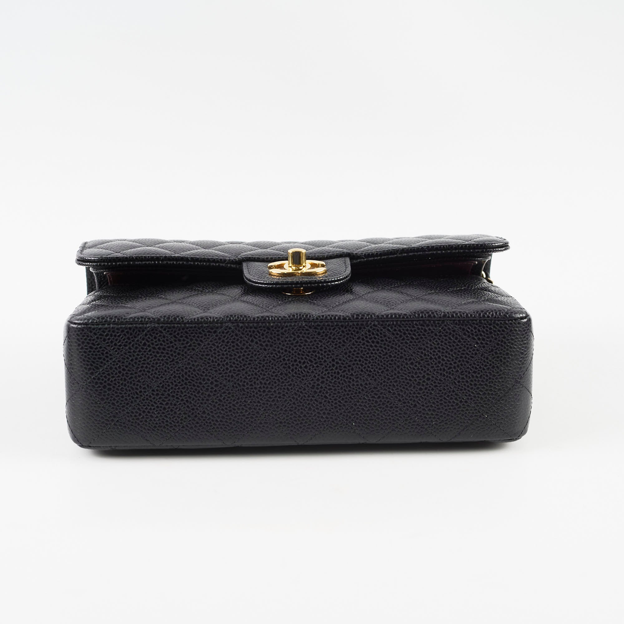 Chanel Small Caviar Double Classic Flap Black