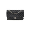 Chanel Classic Flap Medium/Large M/L Caviar Black- Series 13