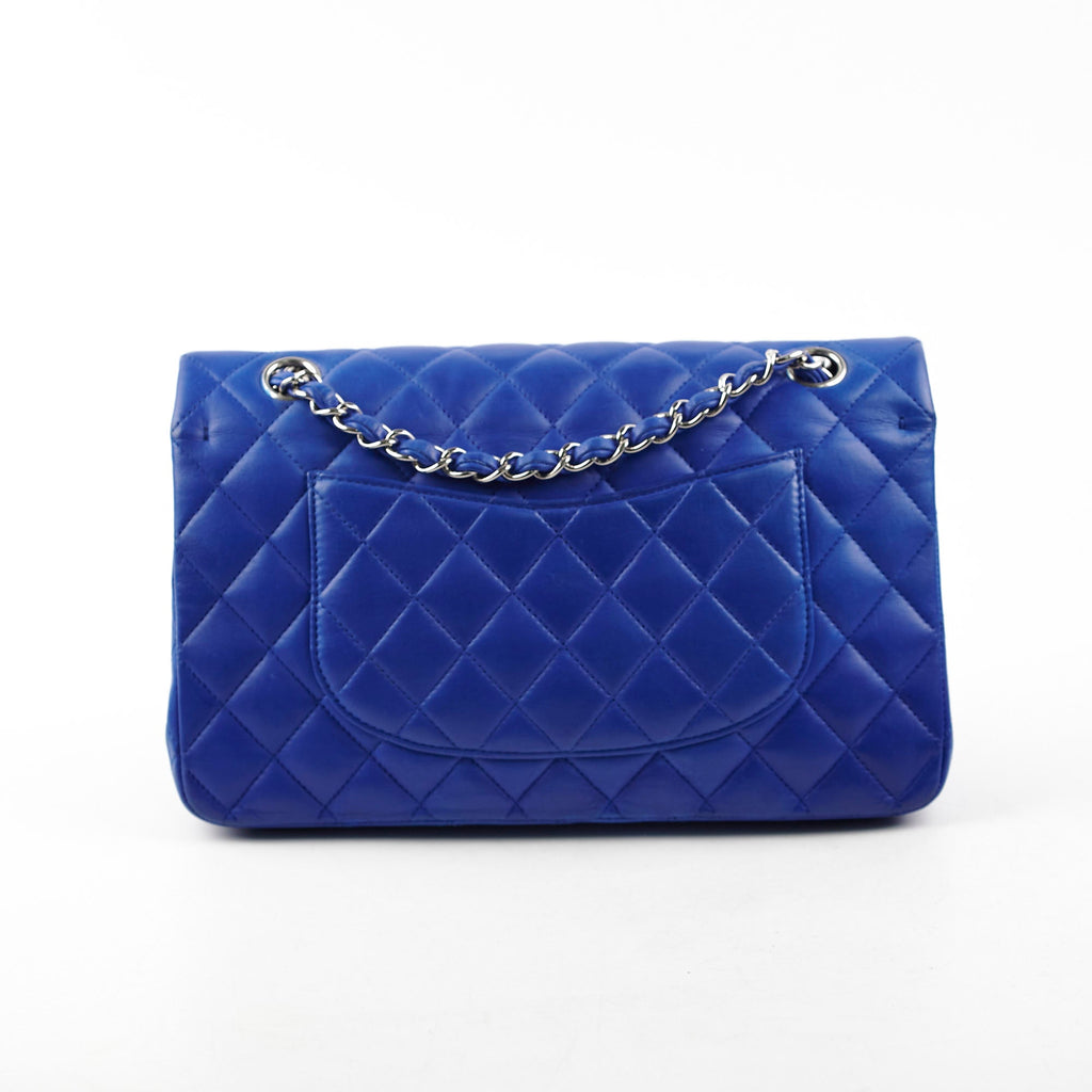 Chanel Classic Flap Medium/Large M/L Lambskin Dark Blue - Series 13