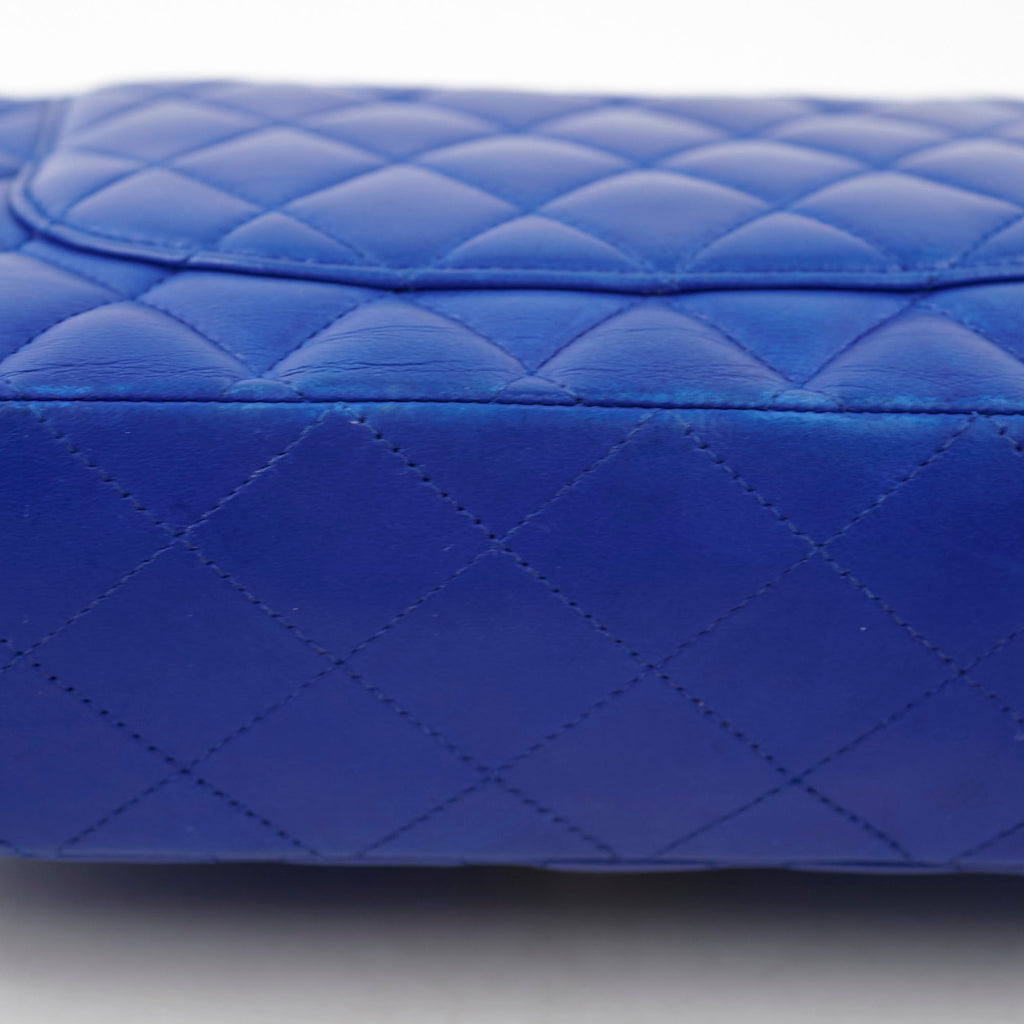 Chanel Classic Flap Medium/Large M/L Lambskin Dark Blue - Series 13