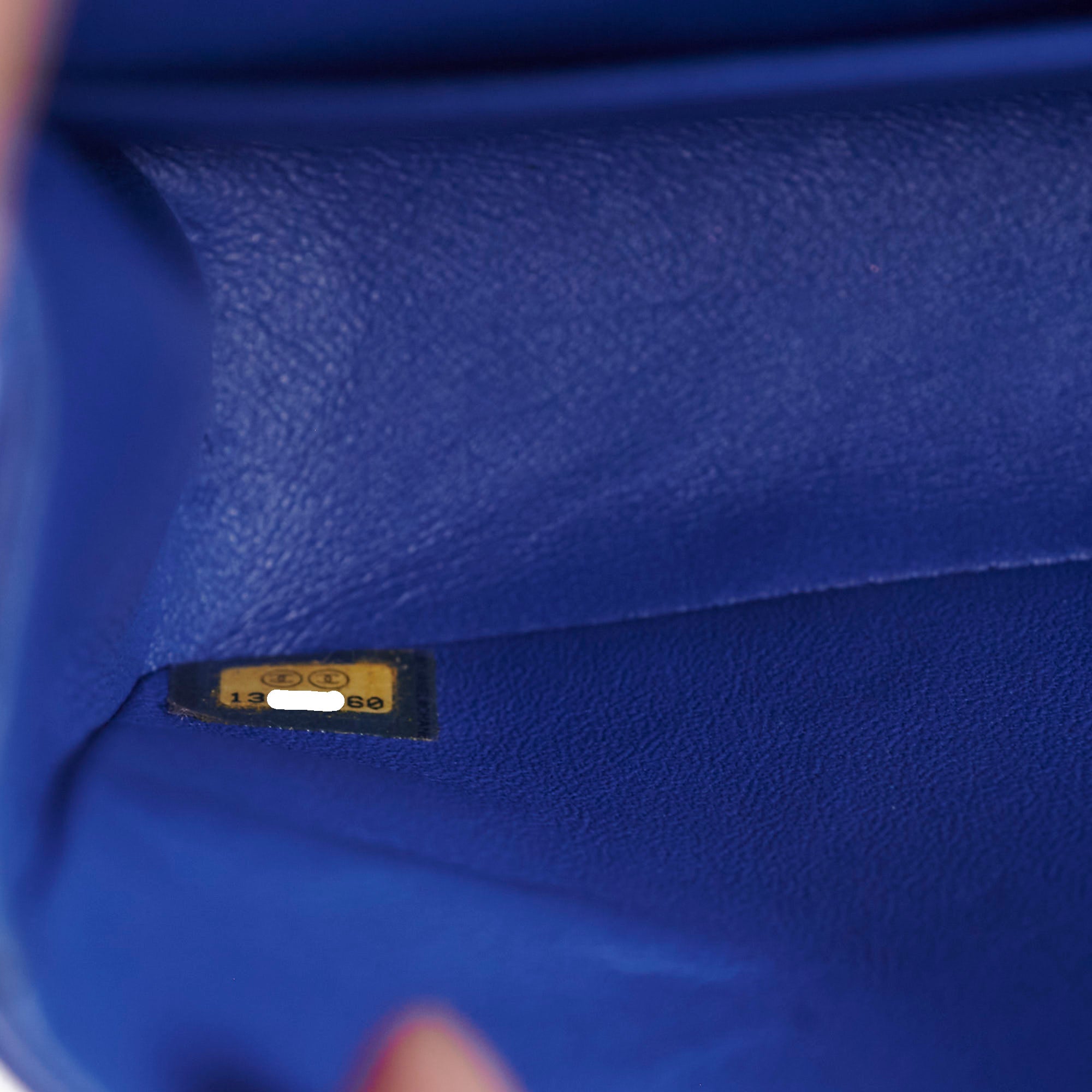 Chanel Classic Flap Medium/Large M/L Lambskin Dark Blue - Series 13