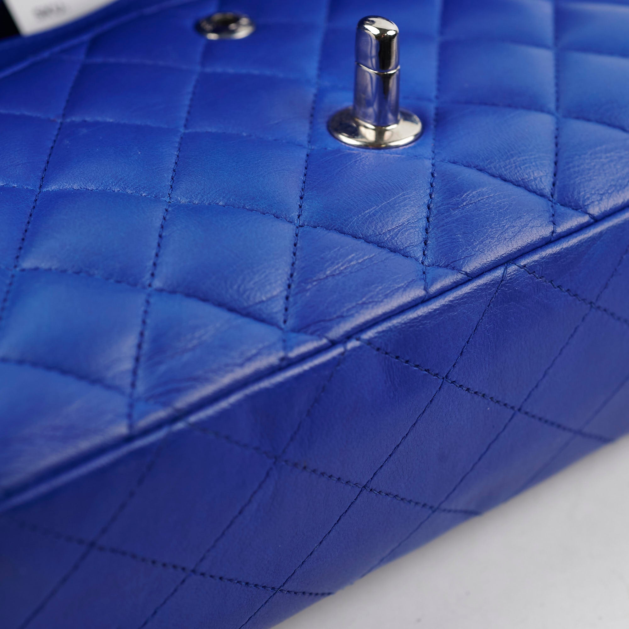 Chanel Classic Flap Medium/Large M/L Lambskin Dark Blue - Series 13