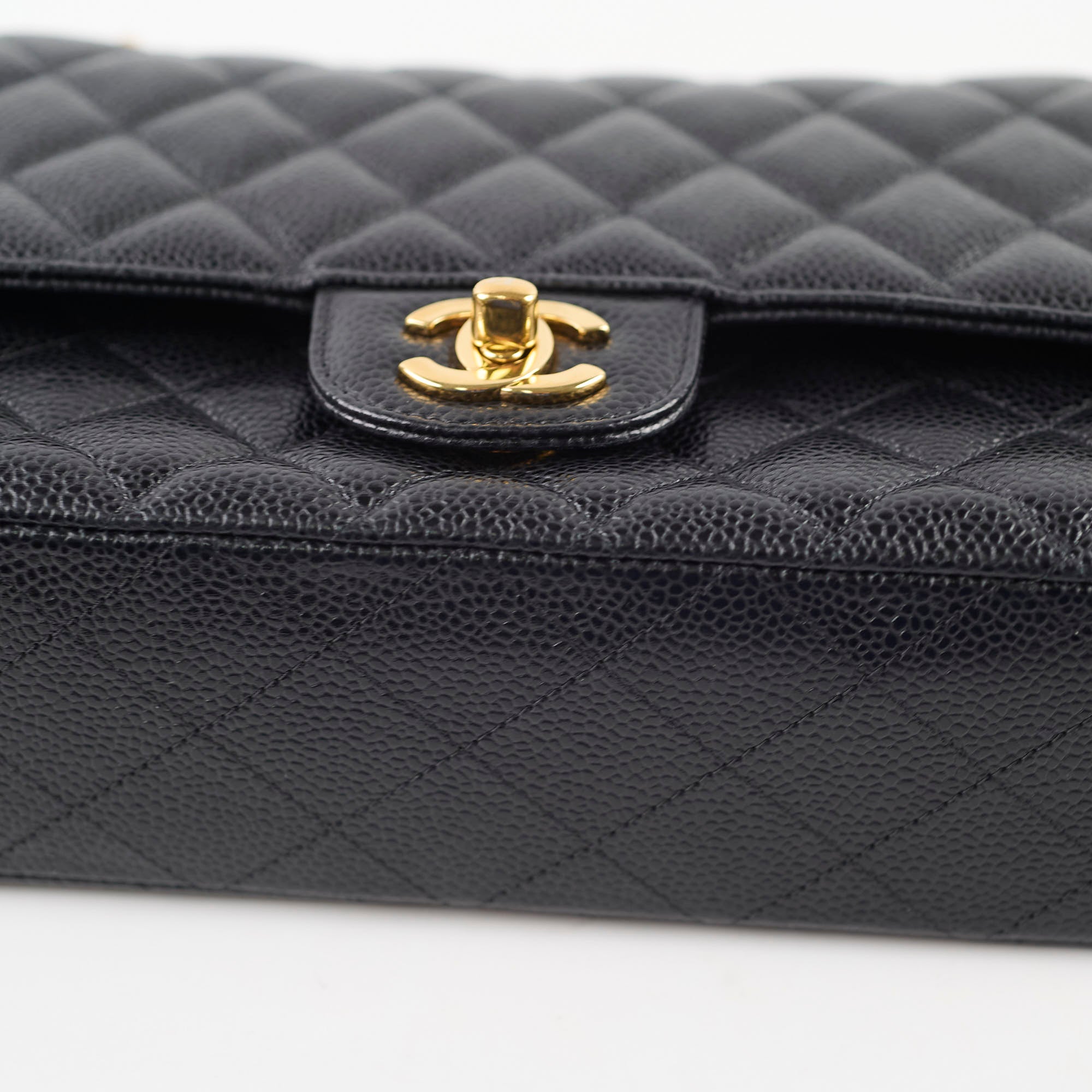 Chanel Classic Flap Medium/Large Black Caviar
