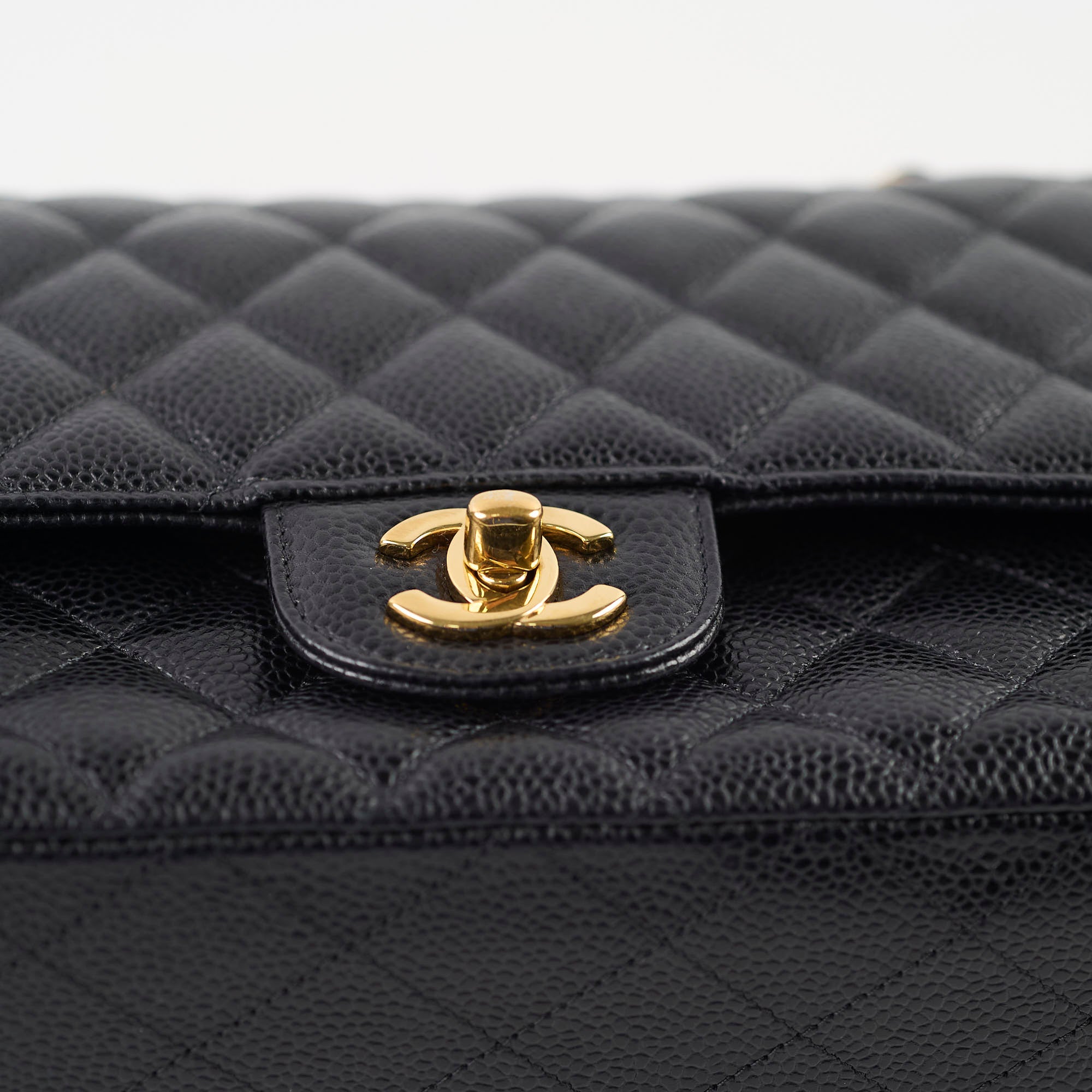 Chanel Classic Flap Medium/Large Black Caviar