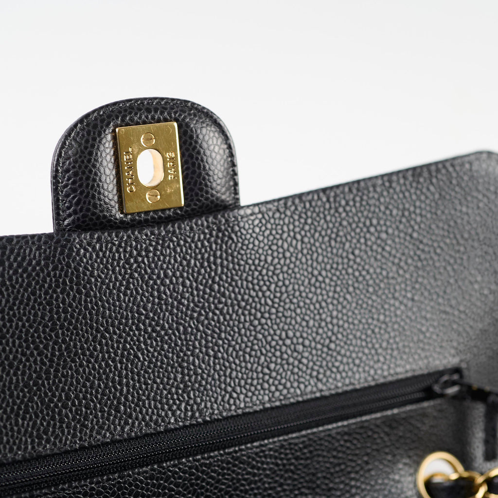 Chanel Classic Flap Medium/Large Black Caviar