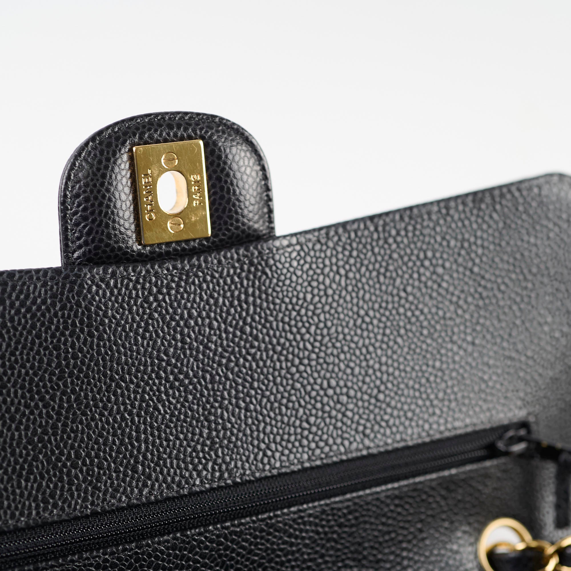 Chanel Classic Flap Medium/Large Black Caviar