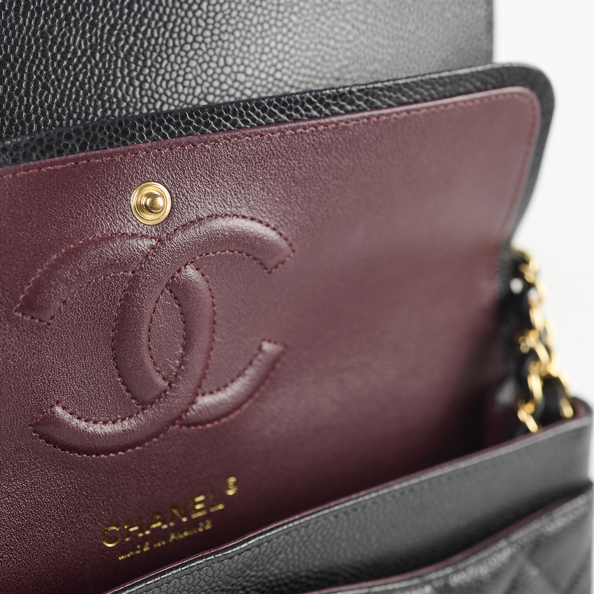 Chanel Classic Flap Medium/Large Black Caviar