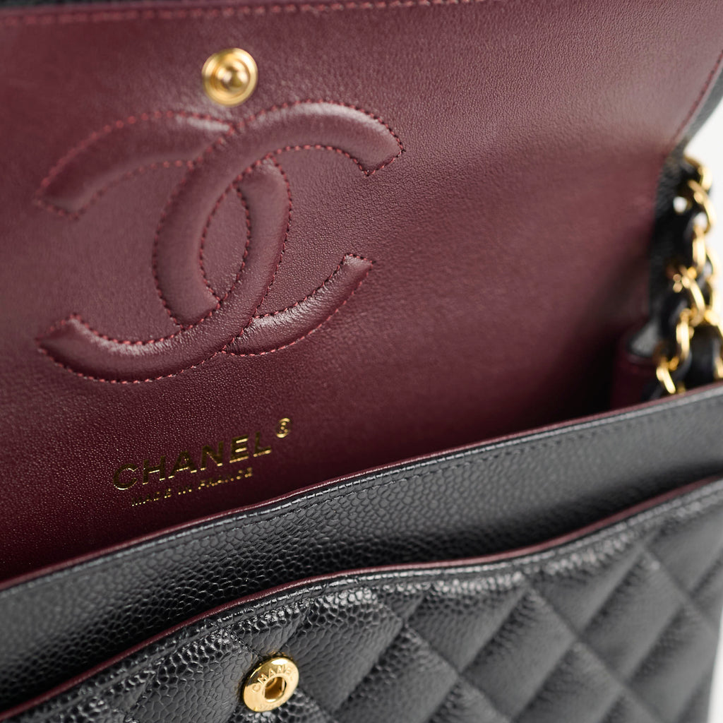 Chanel Classic Flap Medium/Large Black Caviar