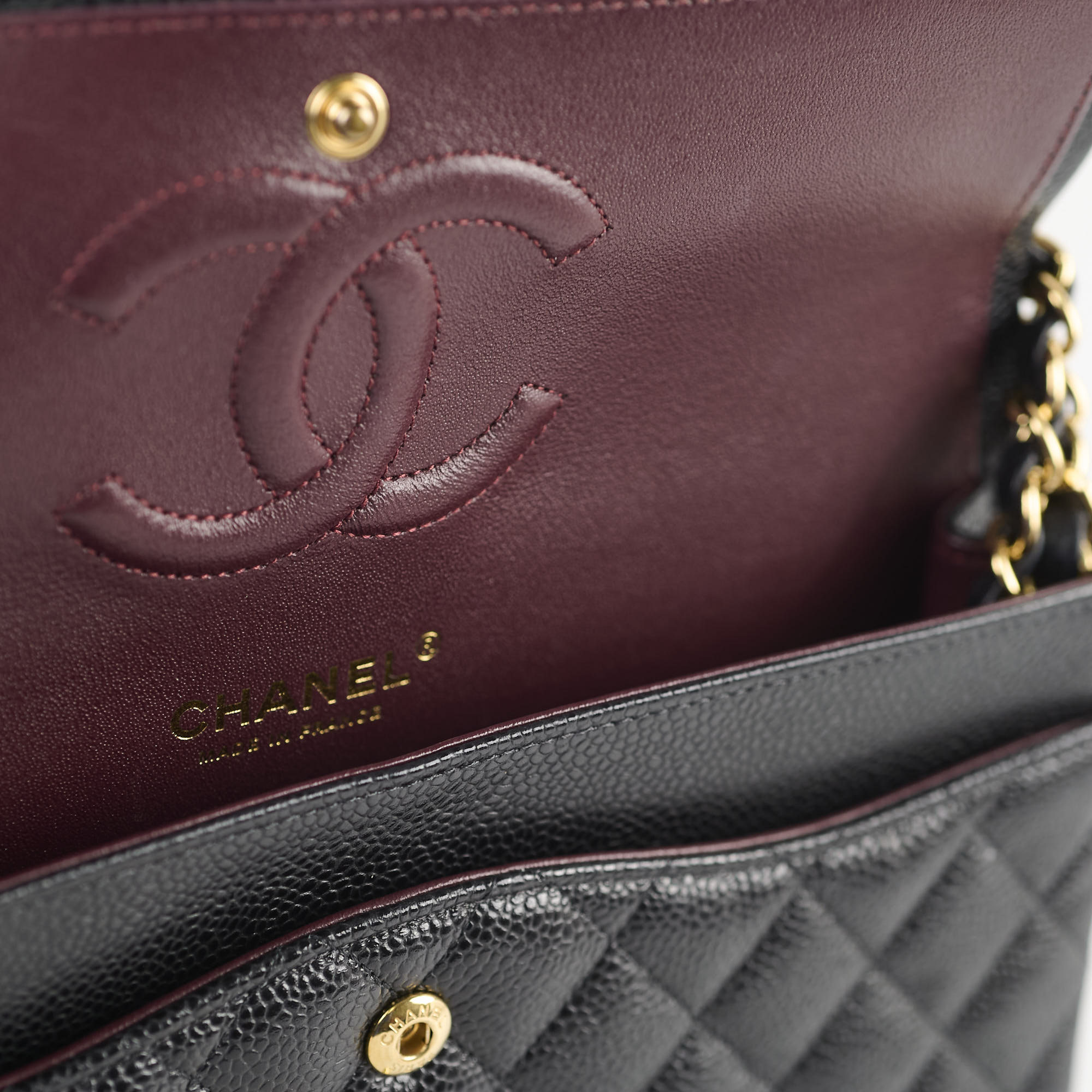 Chanel Classic Flap Medium/Large Black Caviar