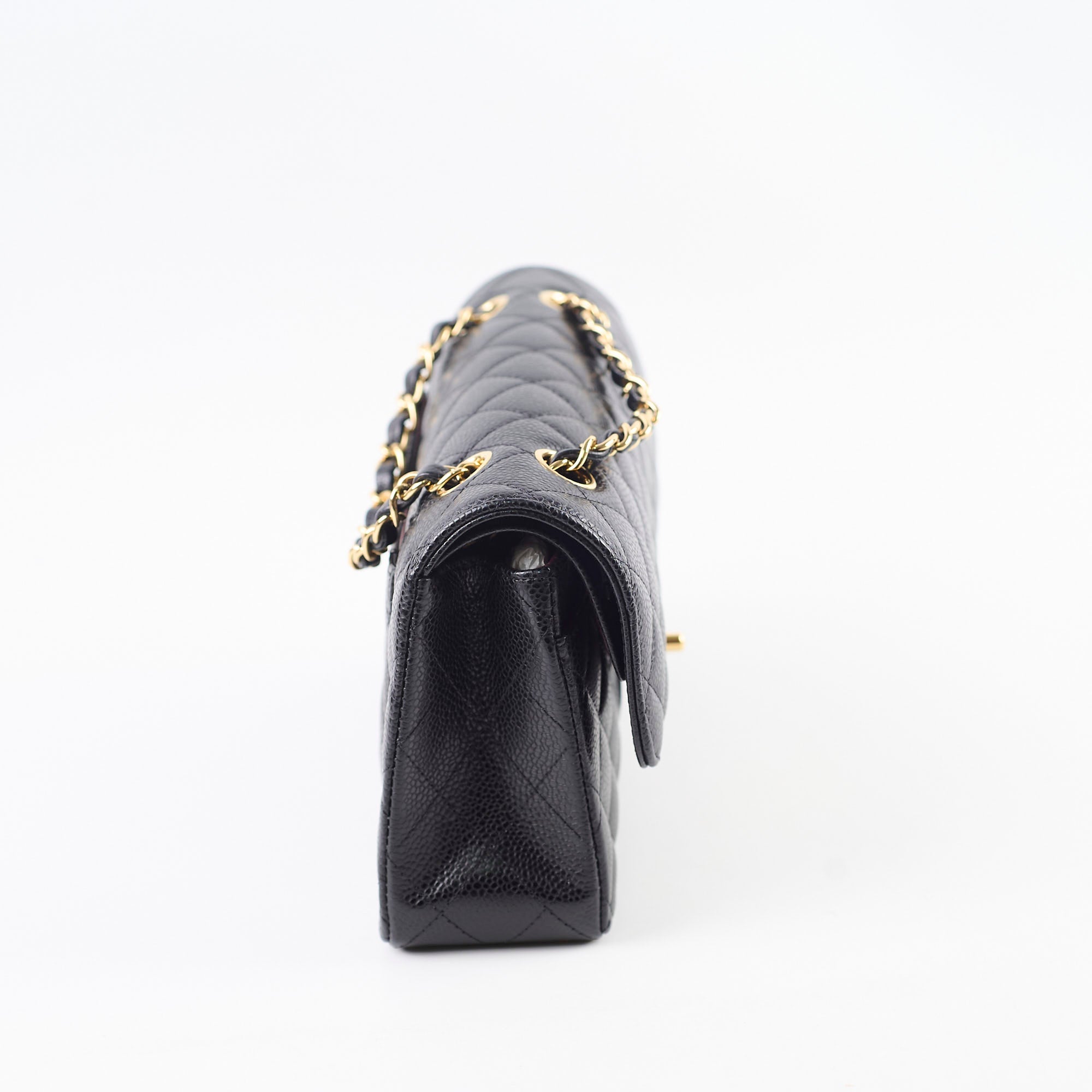 Chanel Small Classic Flap Caviar Black Hold
