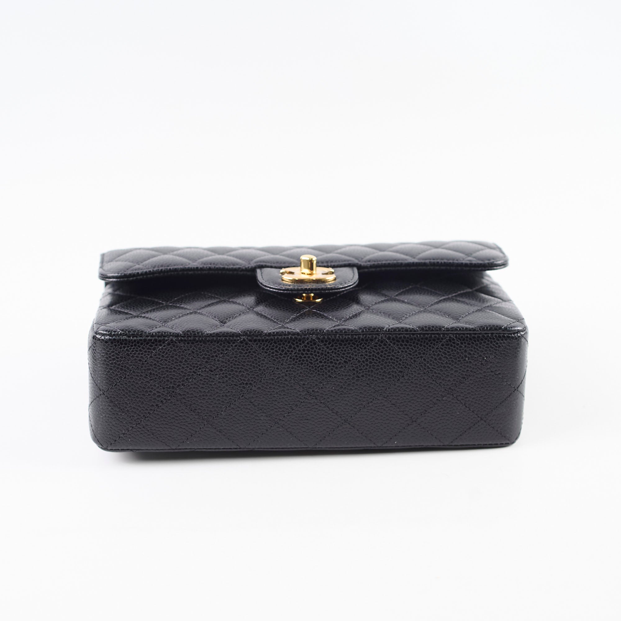 Chanel Small Classic Flap Caviar Black Hold