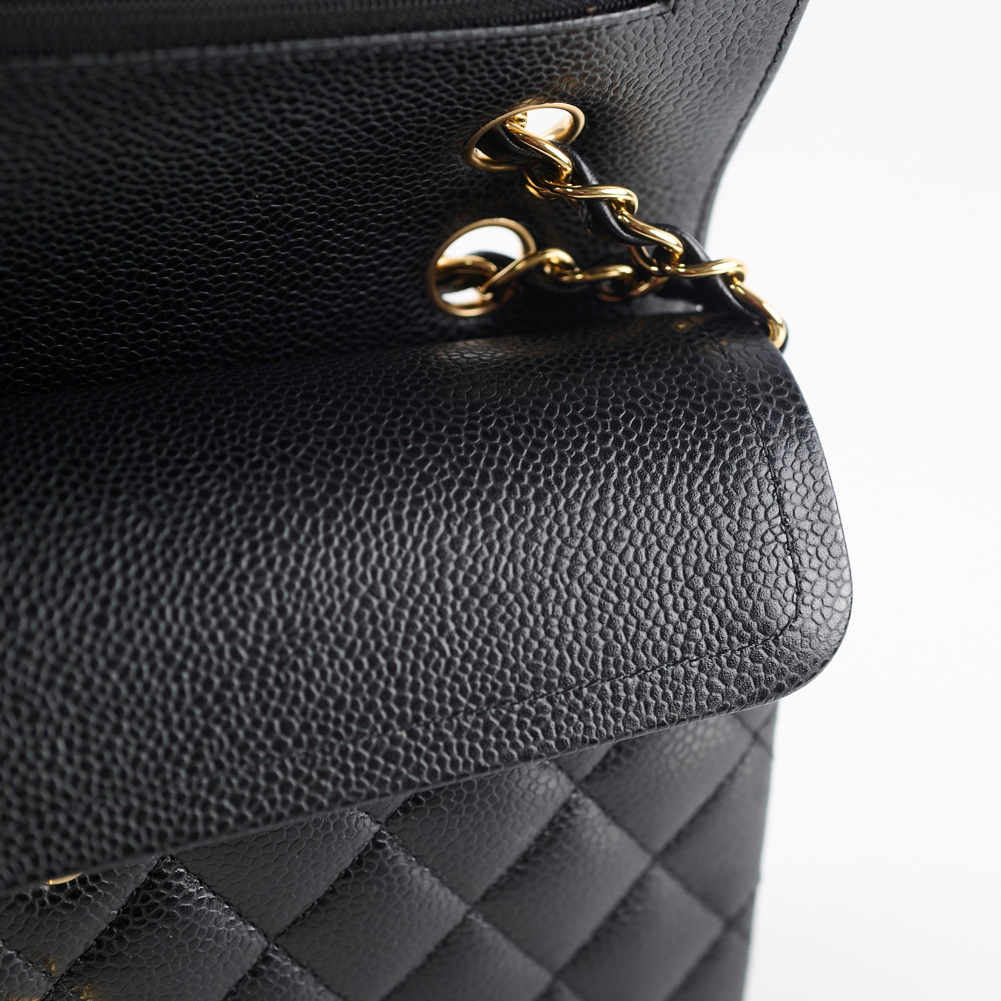 Chanel Small Classic Flap Caviar Black Hold