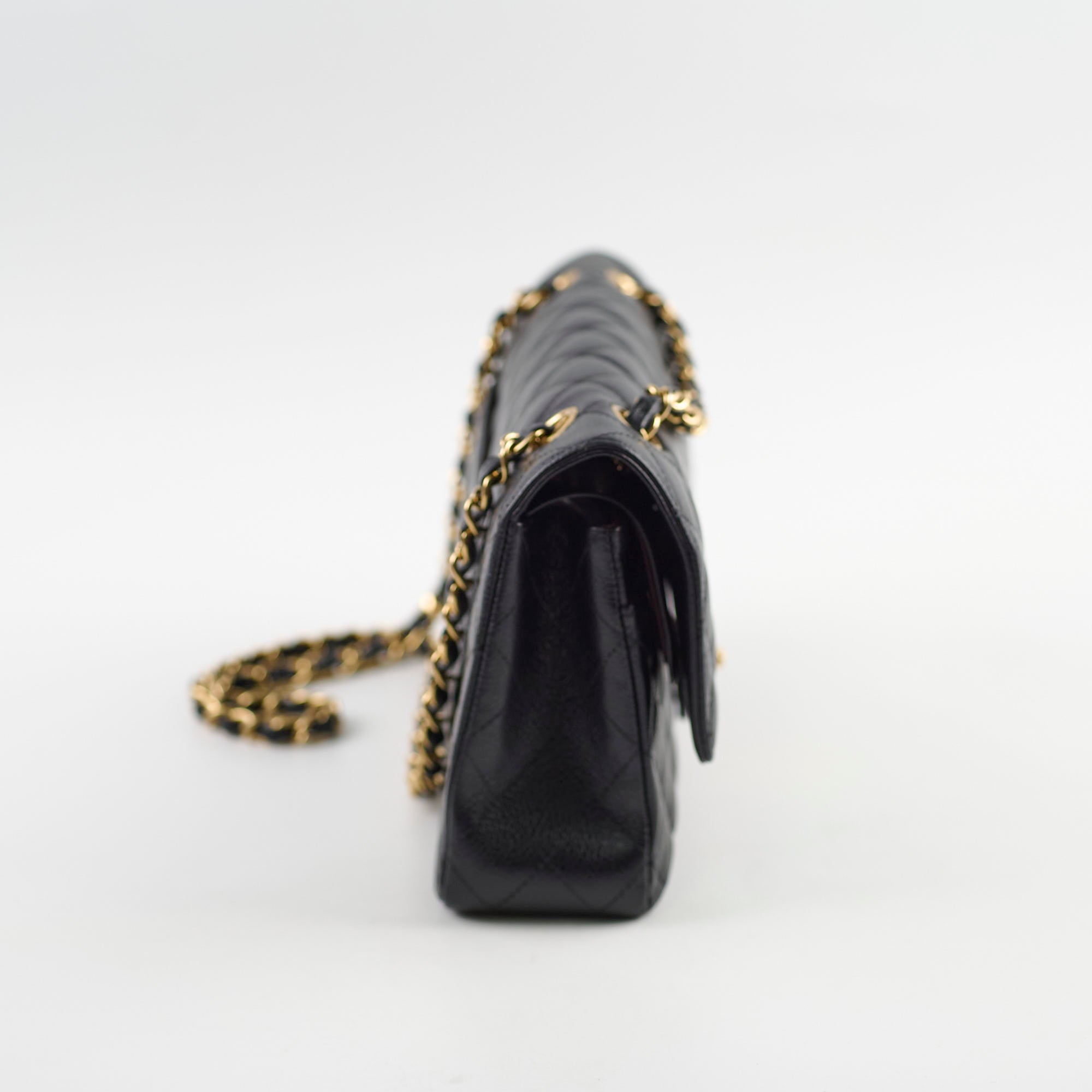 Chanel Caviar Medium/Large Double Classic Flap Black