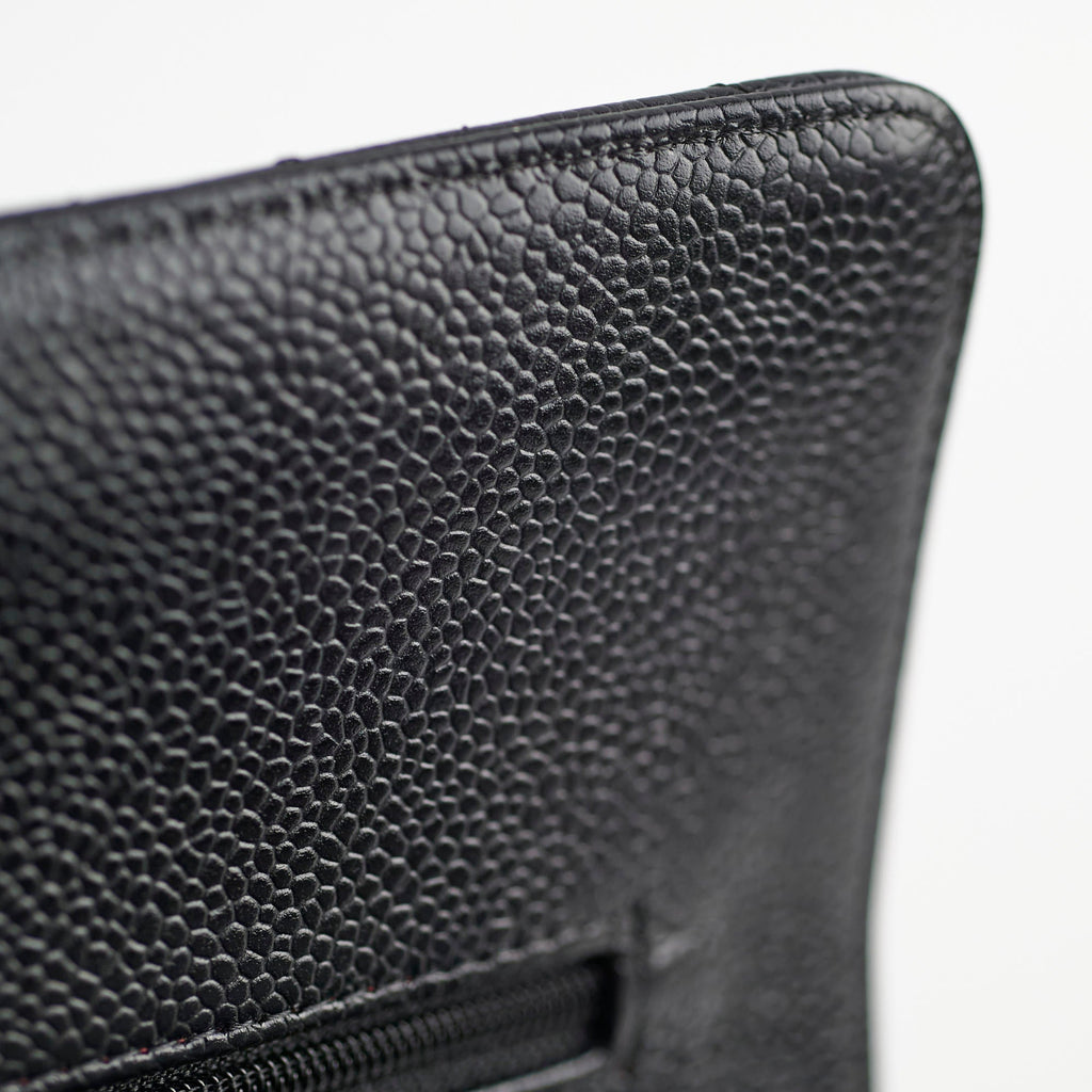 Chanel Caviar Medium/Large Double Classic Flap Black