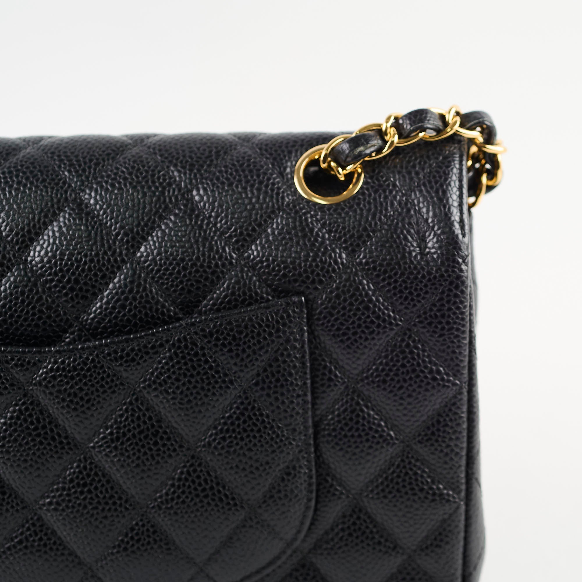 Chanel Classic Flap Medium/Large Black Caviar