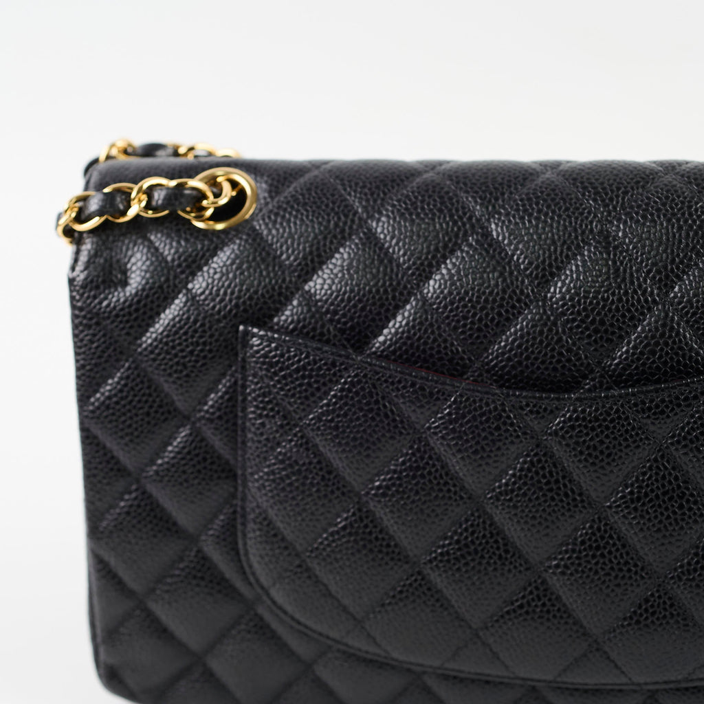 Chanel Classic Flap Medium/Large Black Caviar