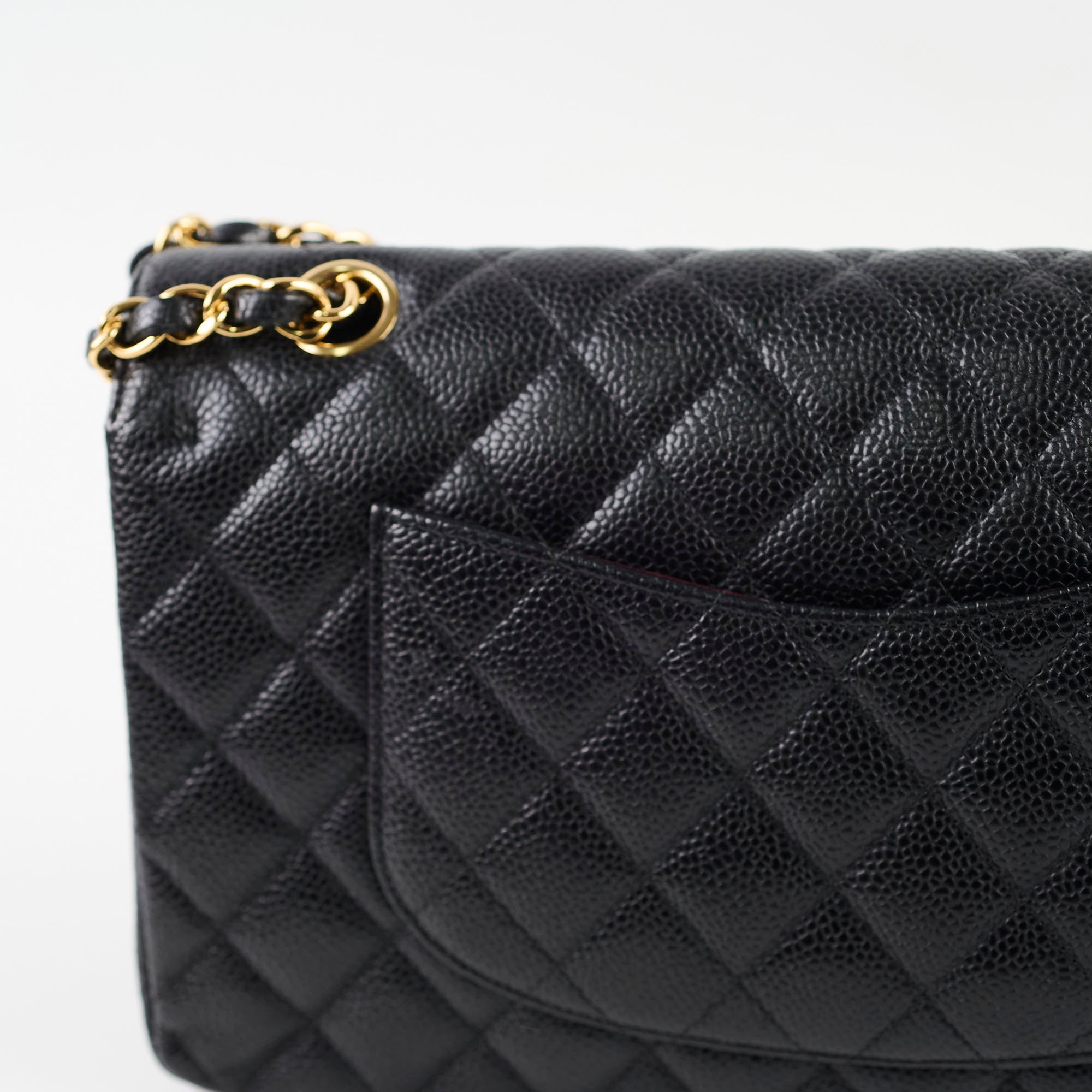 Chanel Classic Flap Medium/Large Black Caviar