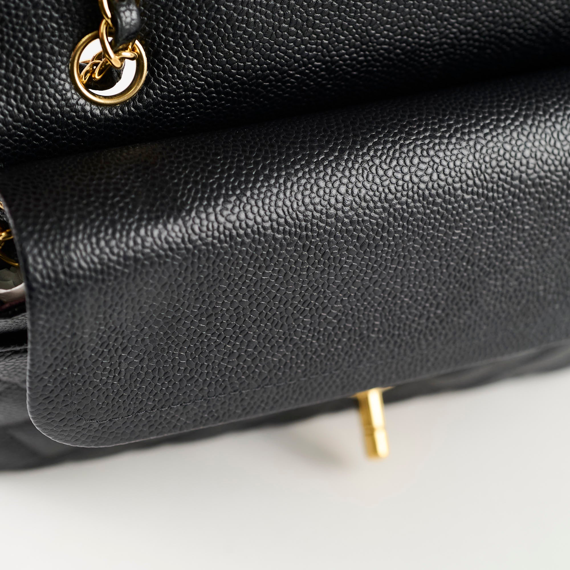 Chanel Classic Flap Medium/Large Black Caviar