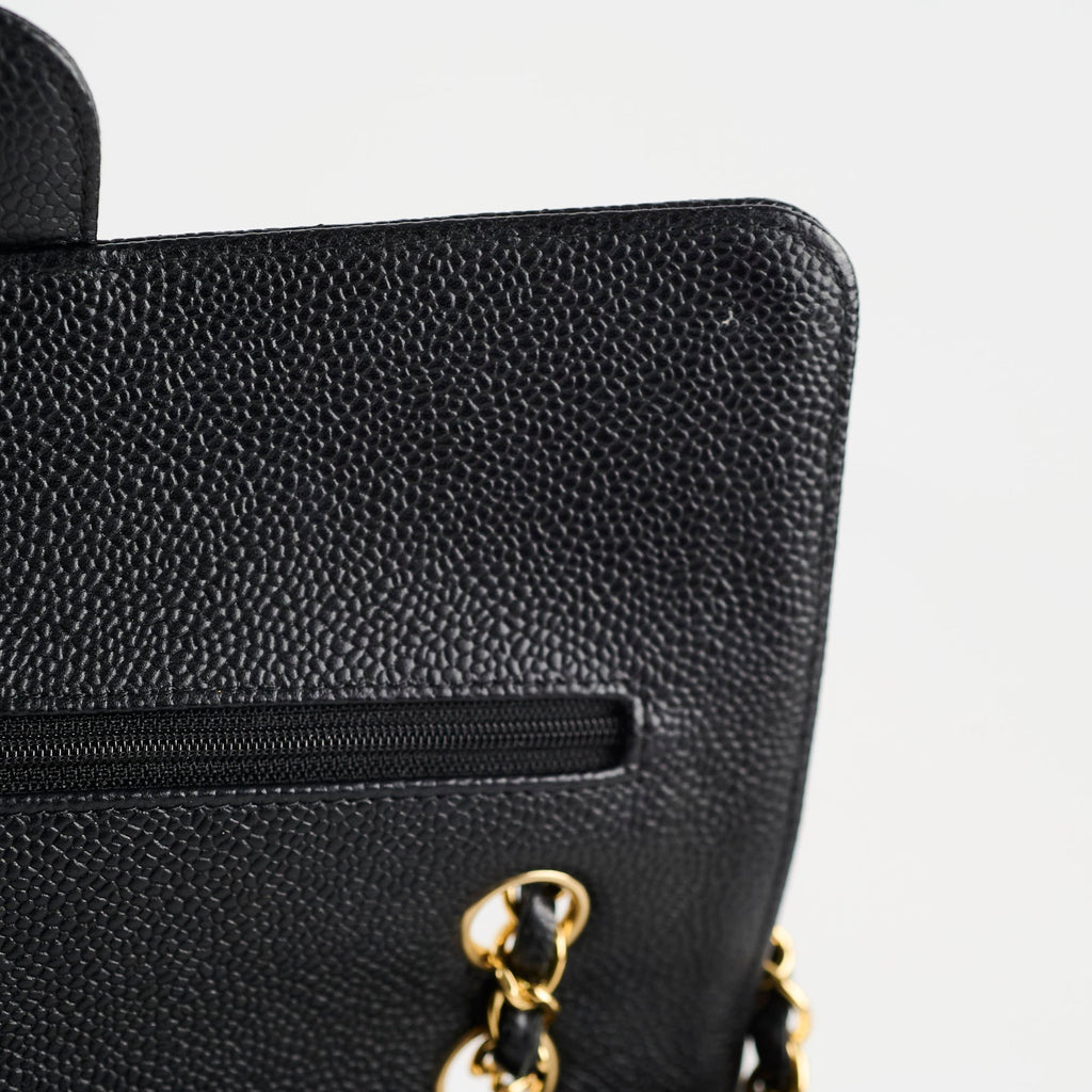 Chanel Classic Flap Medium/Large Black Caviar