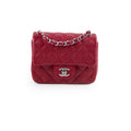 Chanel Classic Flap Square Caviar Mini Red Crossbody - Series 24