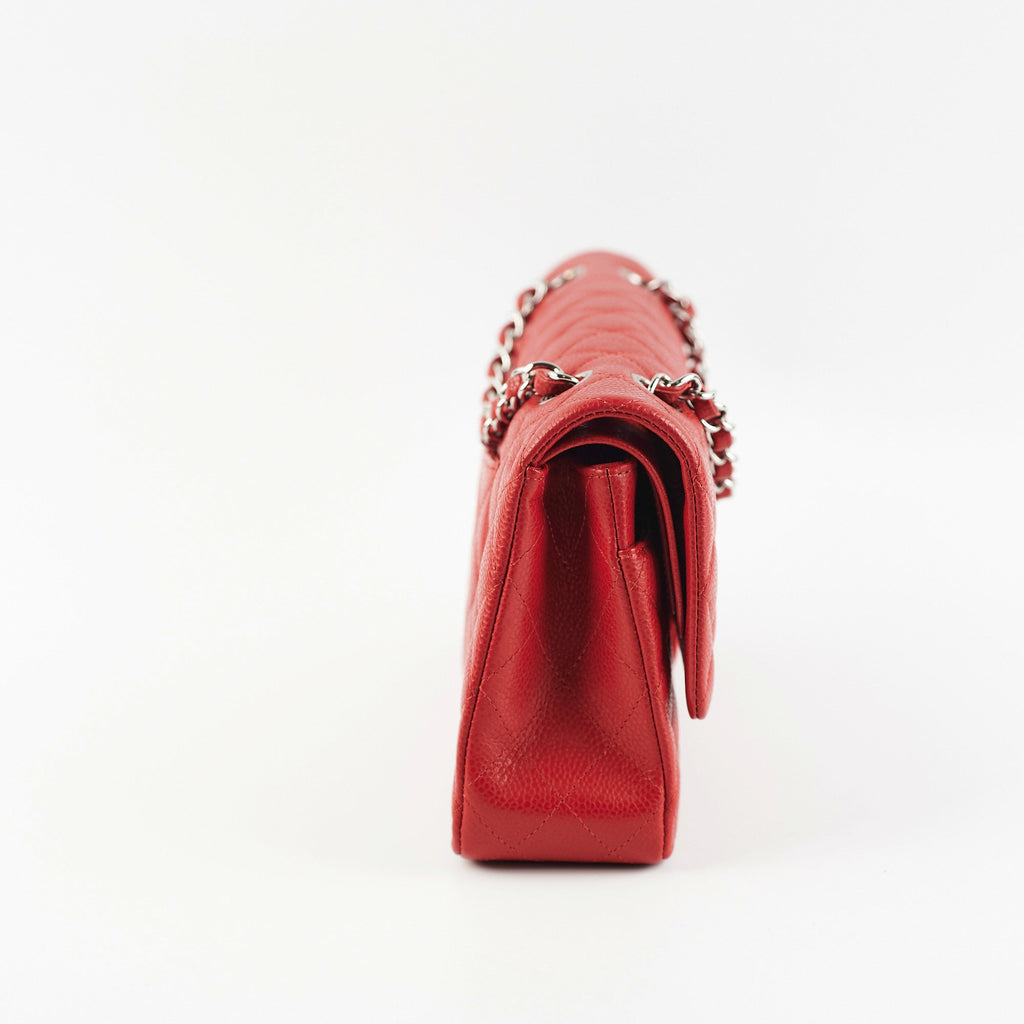 Chanel Classic Flap Medium Caviar Red