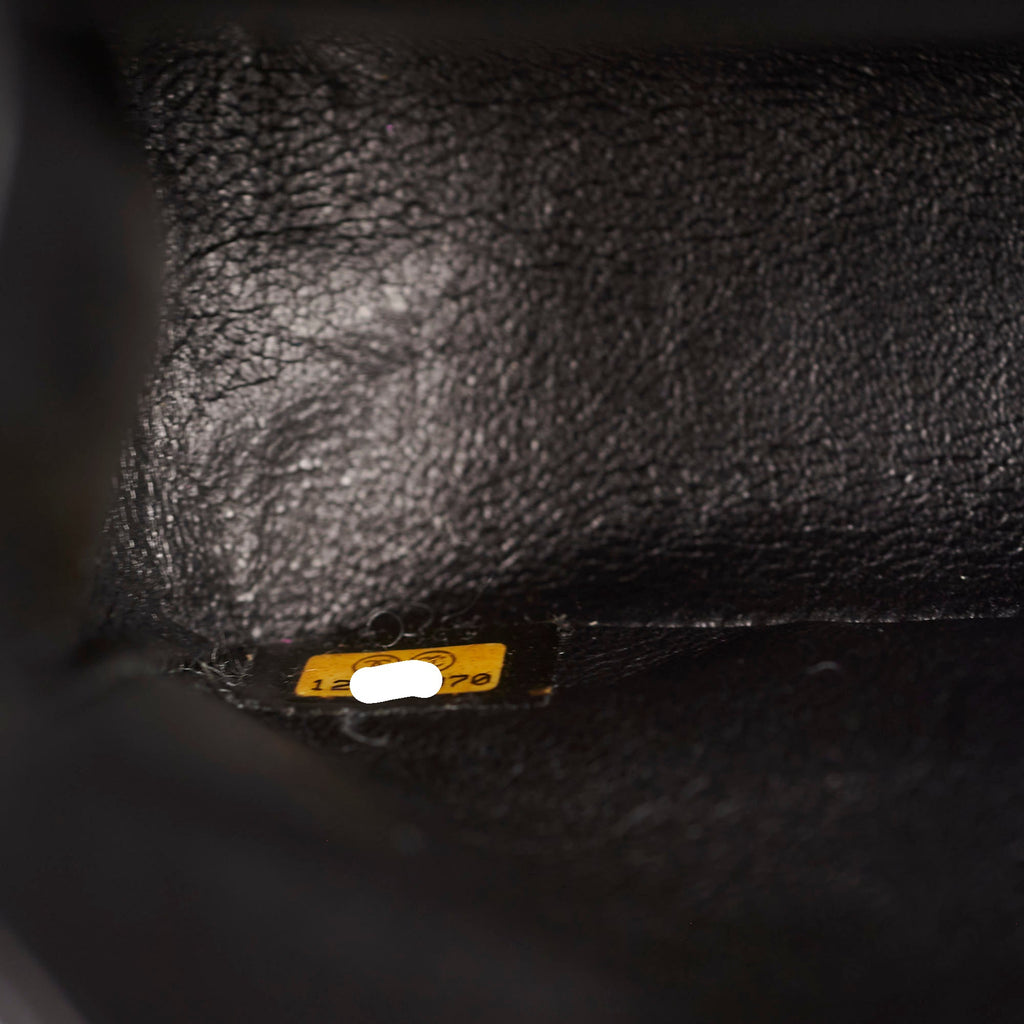 Chanel Small Caviar Double Classic Flap Black 12 Series