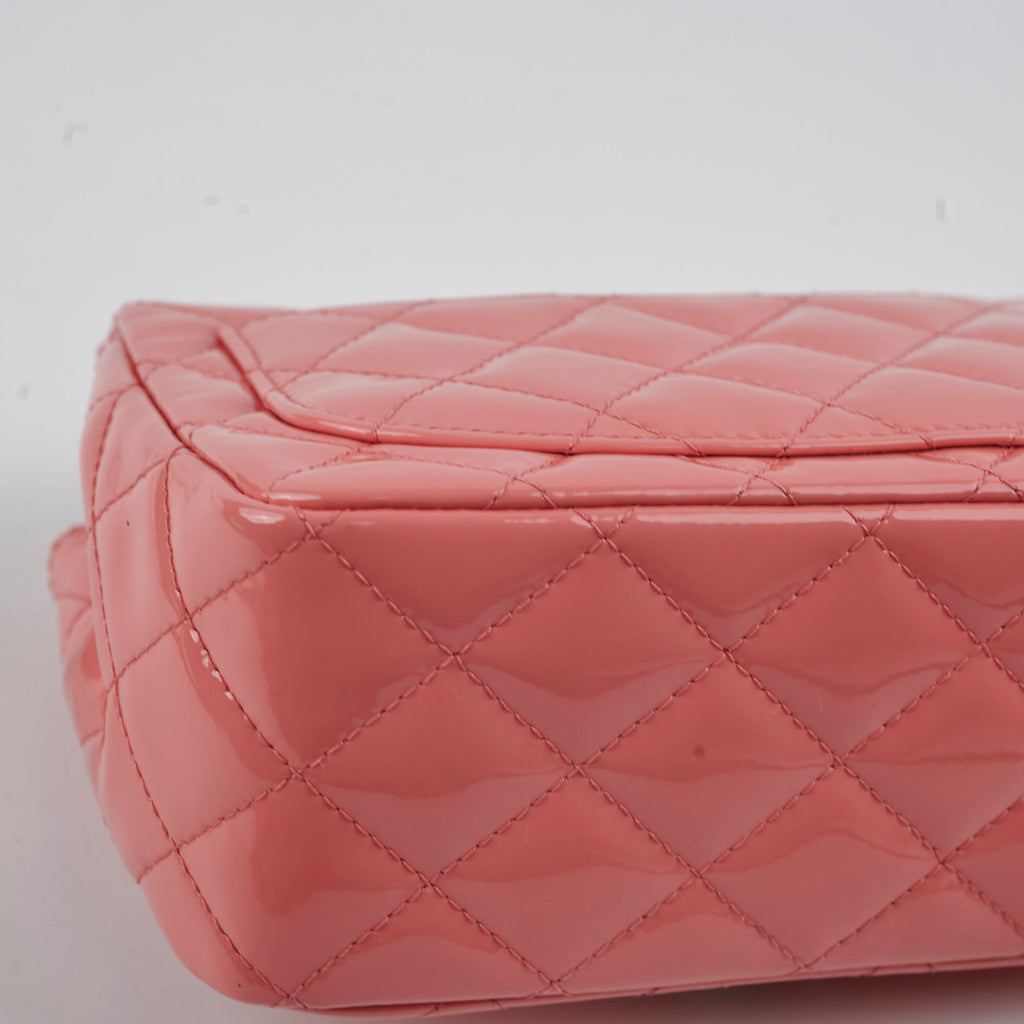 Chanel Classic Flap Square Patent Pink - Series 21