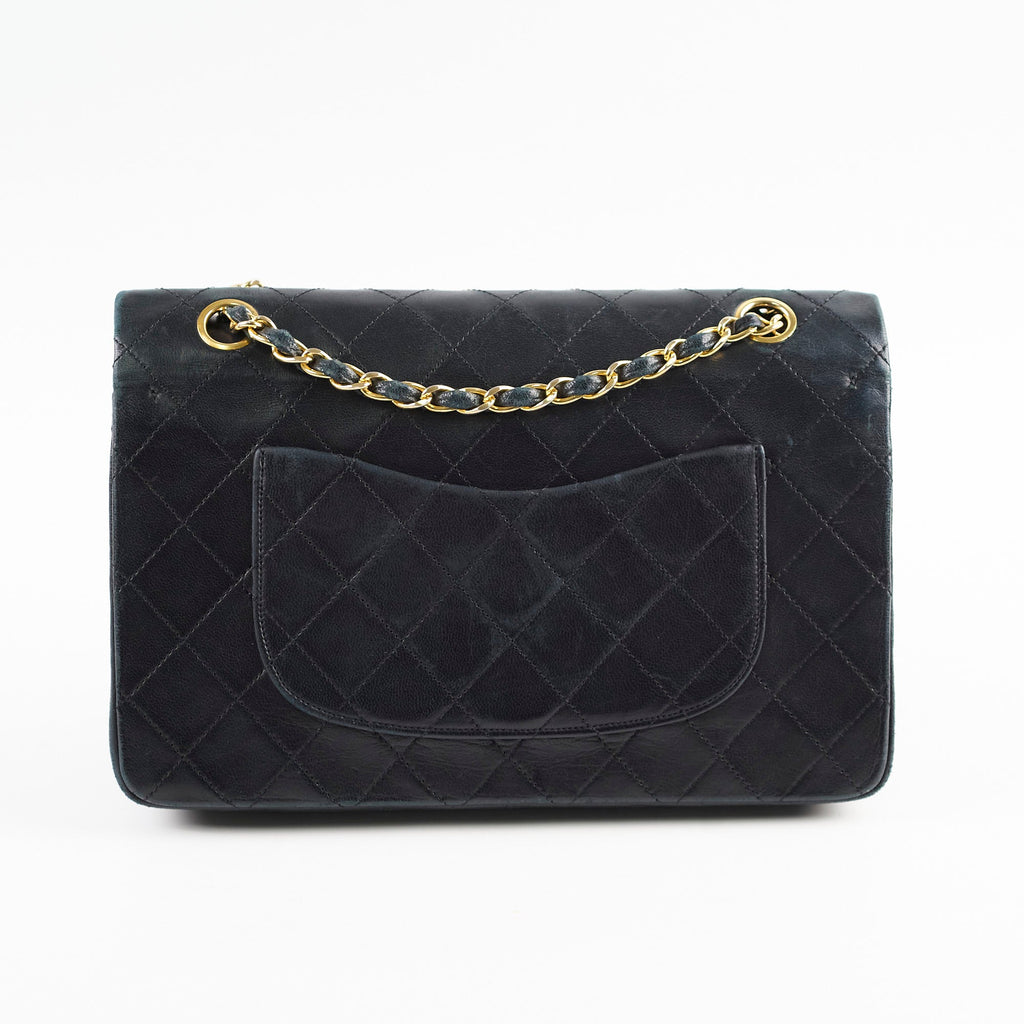 Chanel Medium/Large Vintage Double Classic Flap Black