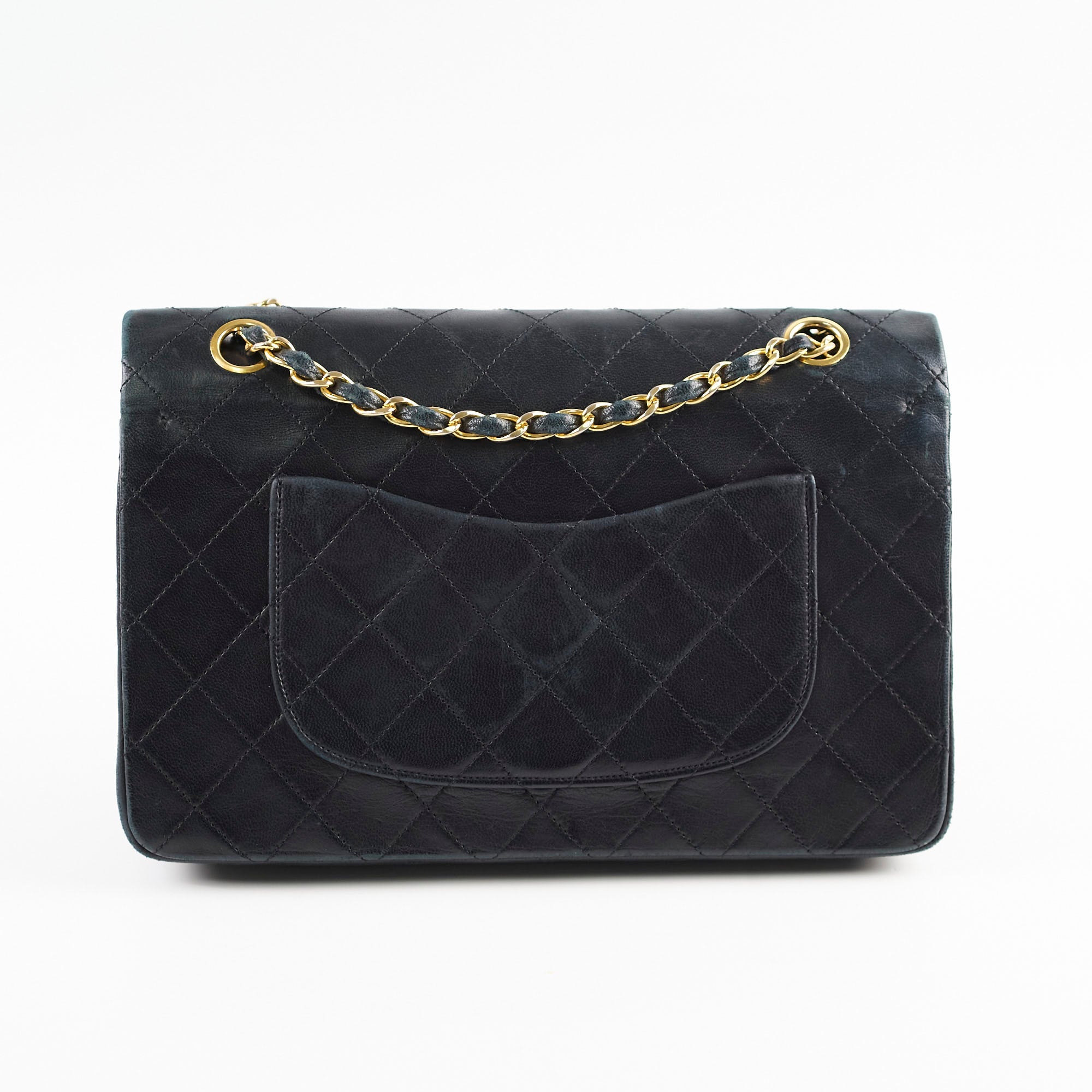 Chanel Medium/Large Vintage Double Classic Flap Black