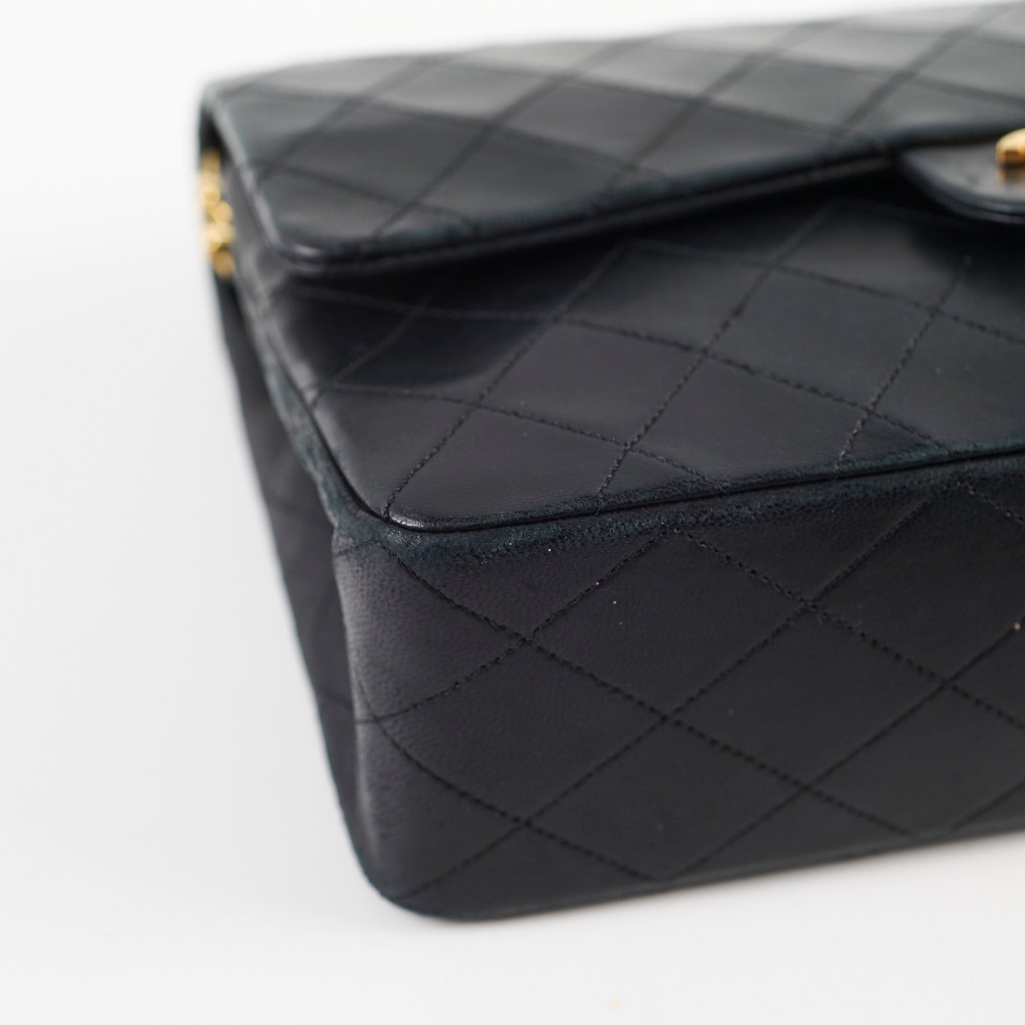 Chanel Medium/Large Vintage Double Classic Flap Black