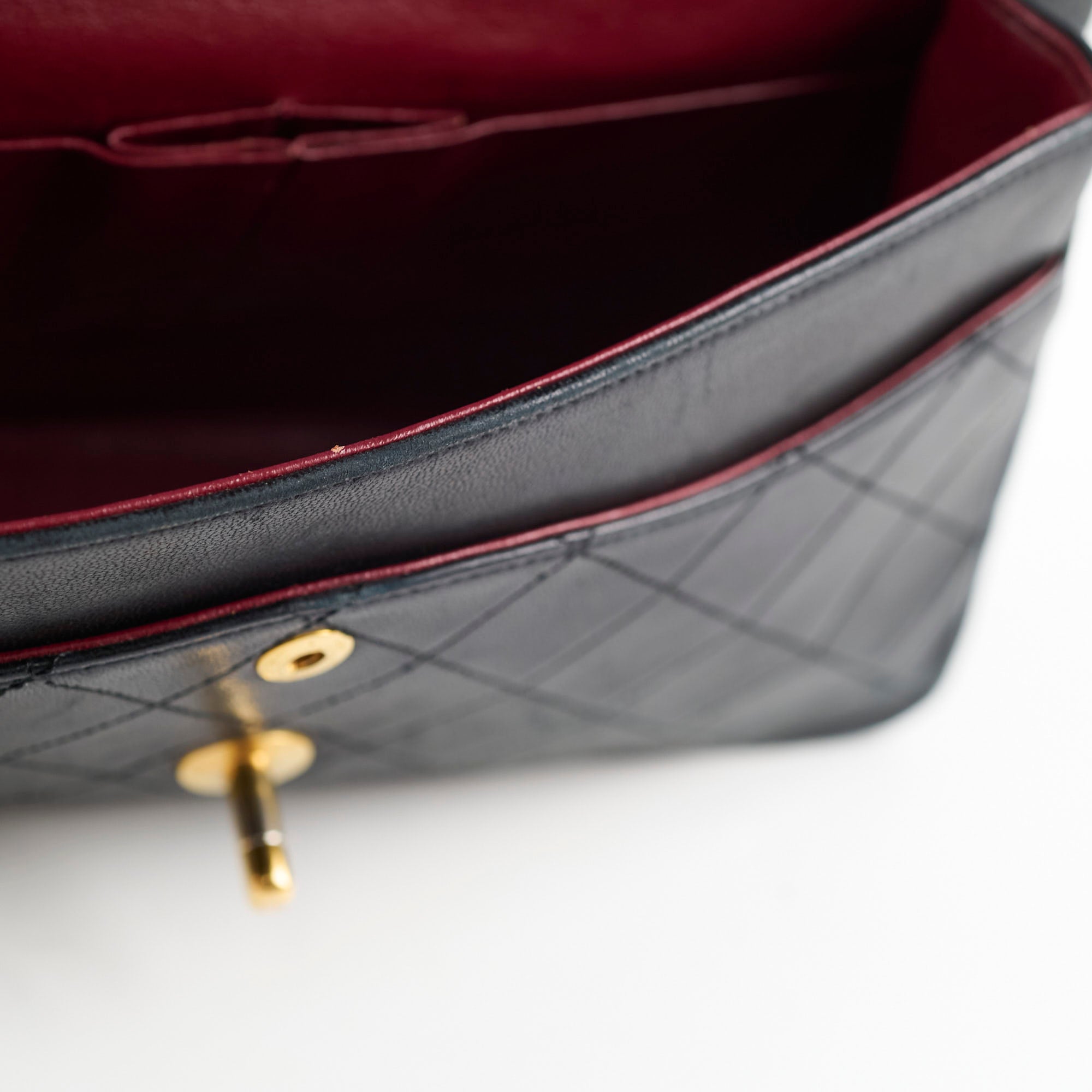 Chanel Medium/Large Vintage Double Classic Flap Black