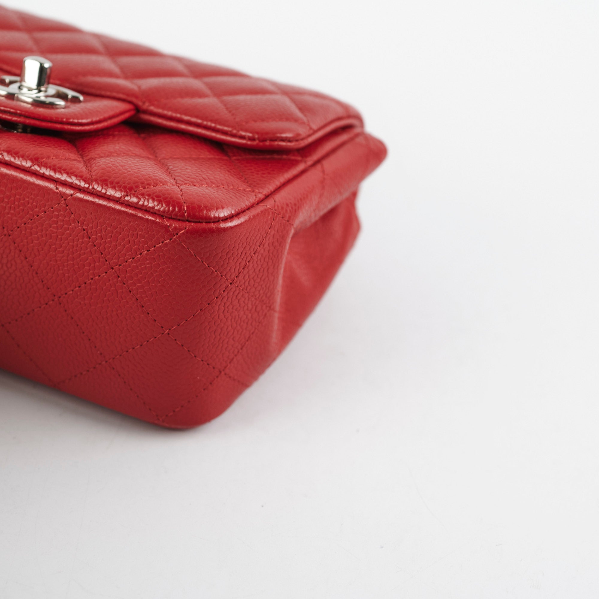 23/7 DOTD- Chanel Classic Flap Square Caviar Red