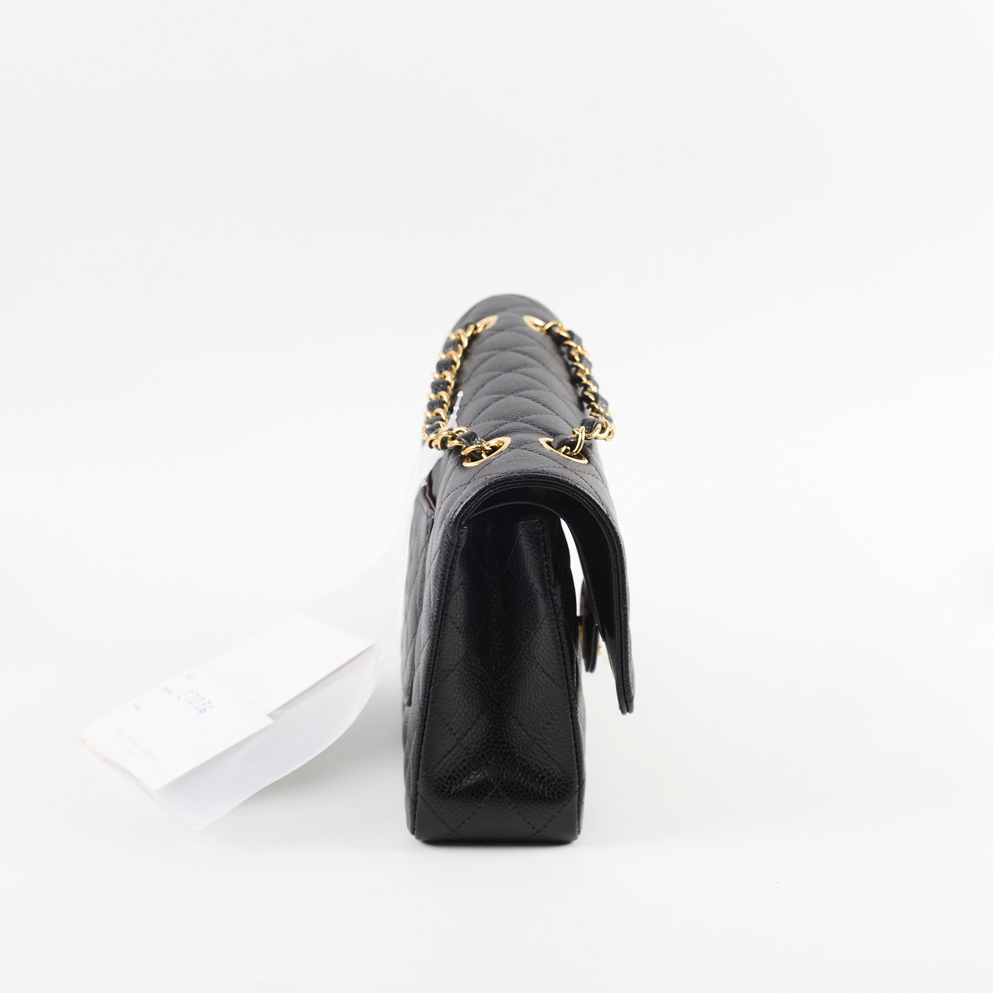 Chanel Classic Flap Medium Black Caviar GHW (microchip)