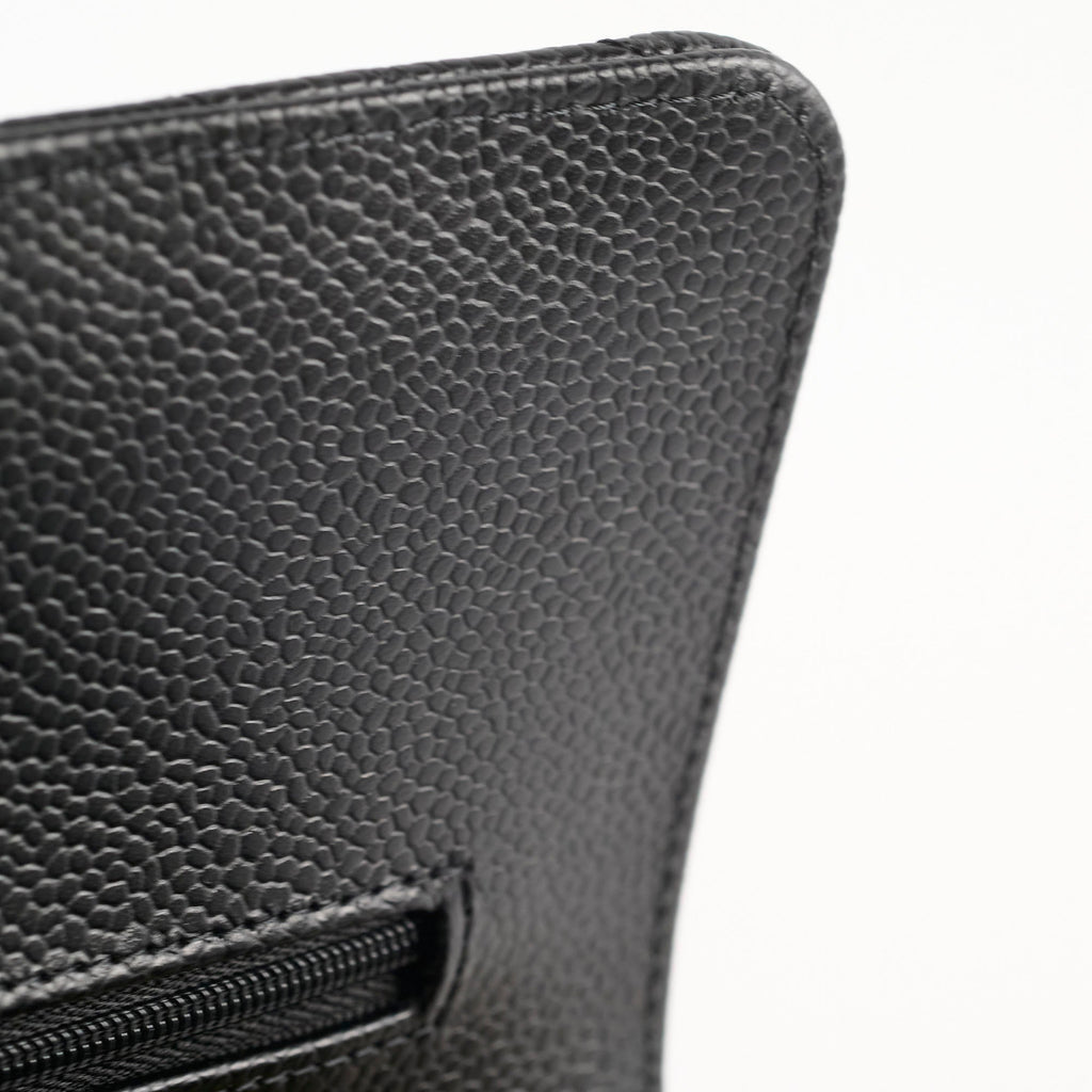 Chanel Classic Flap Medium Black Caviar GHW (microchip)