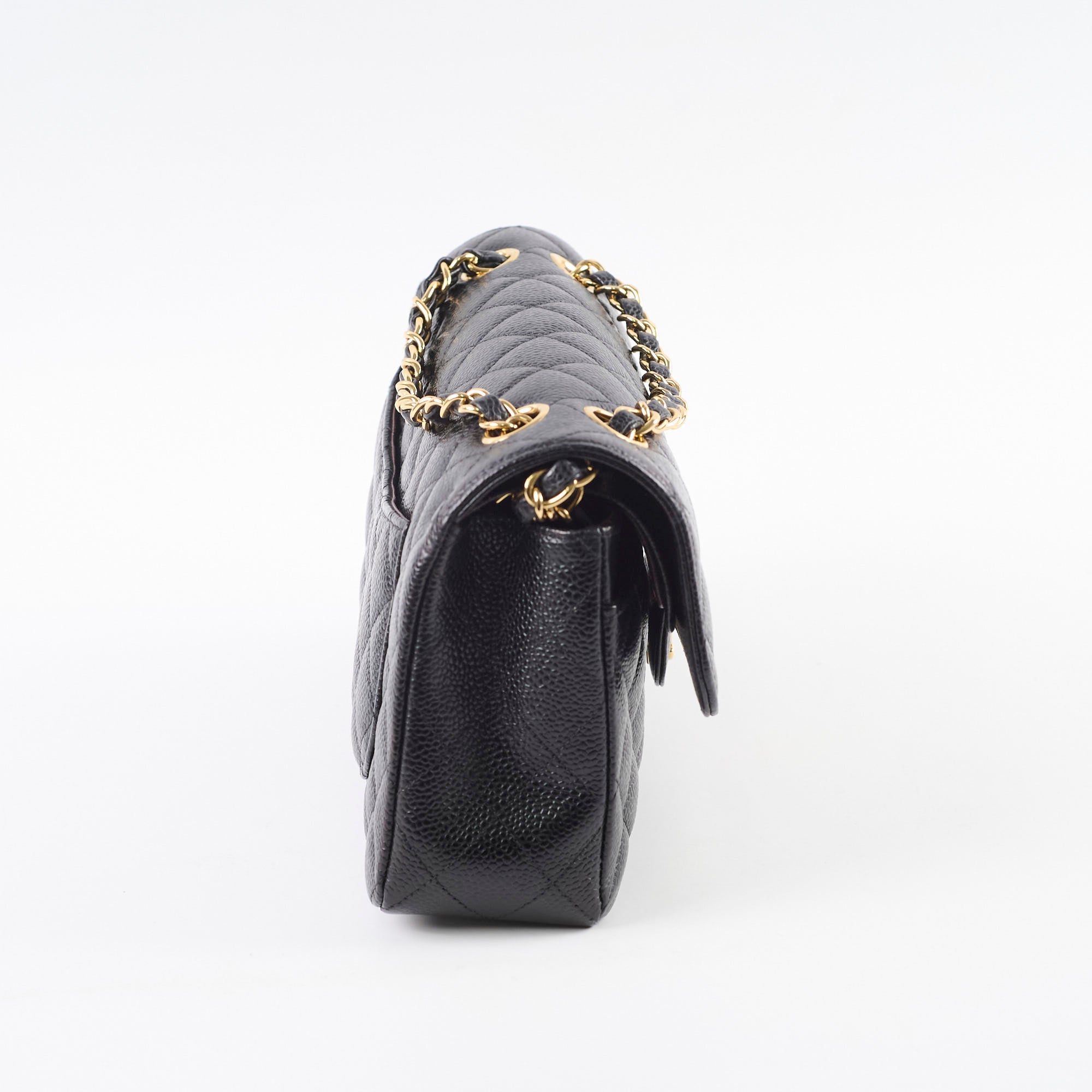 Chanel Small Classic Flap Black Caviar GHW