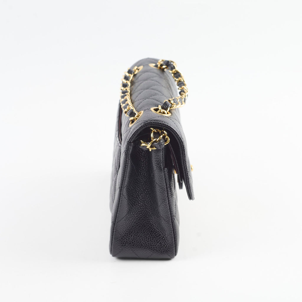 Chanel Classic Flap Small Caviar Black Shoulder Bag