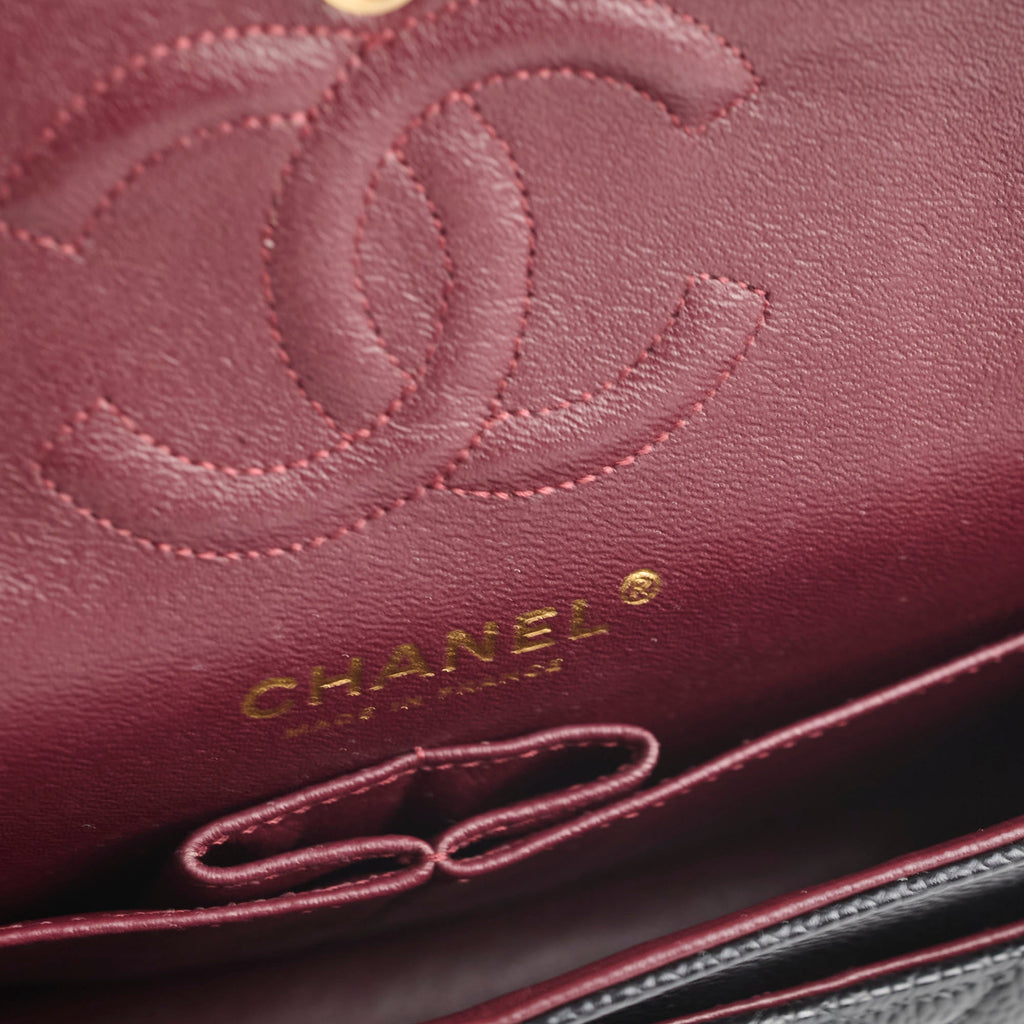 Chanel Classic Flap Small Caviar Black Shoulder Bag