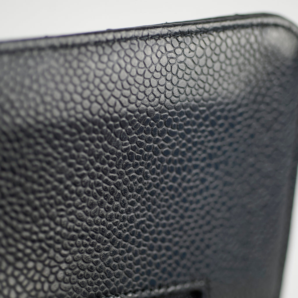 Chanel Medium/Large Caviar Double Classic Flap Black