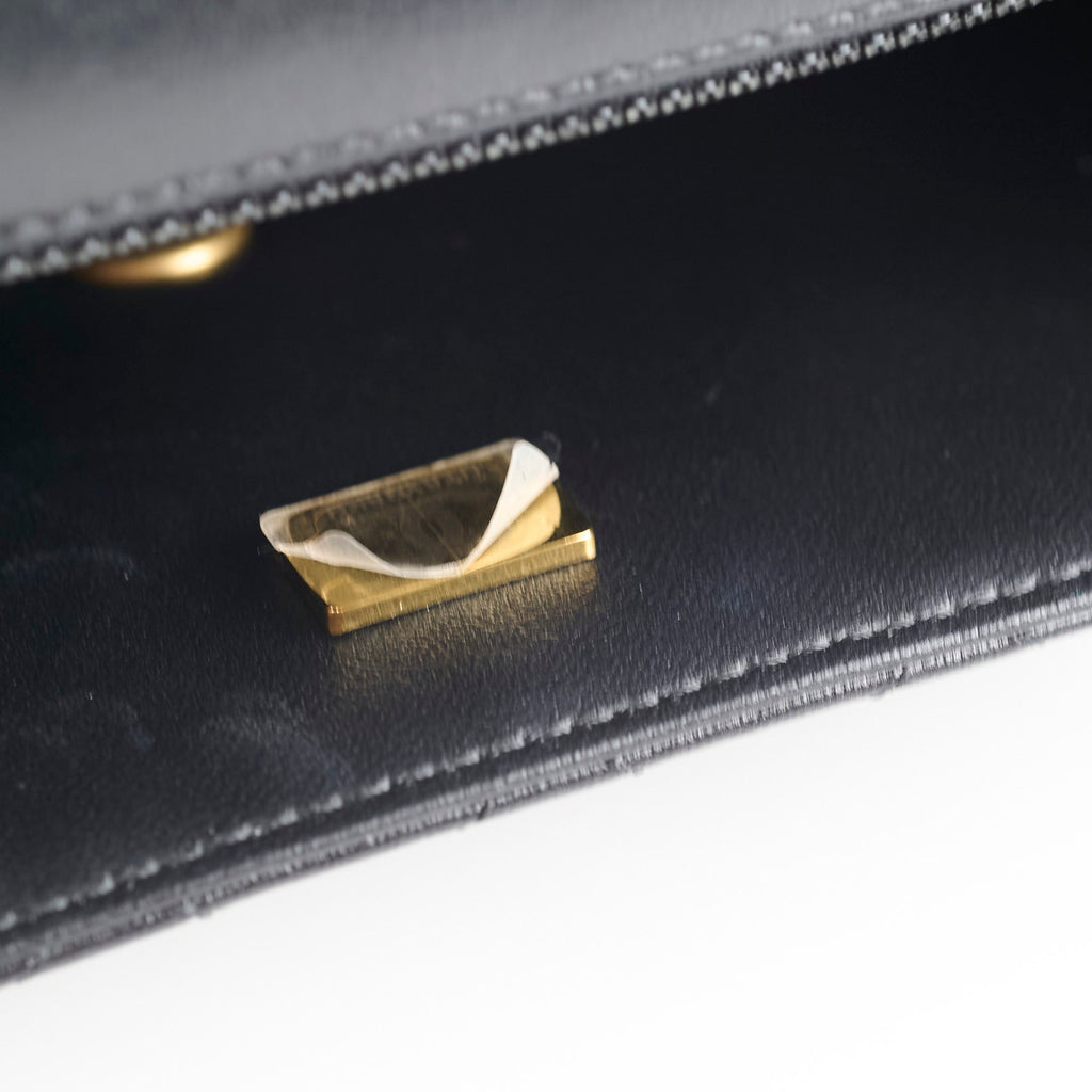 Chanel Seasonal Classic Flap Top Handle Lambskin Black 2024