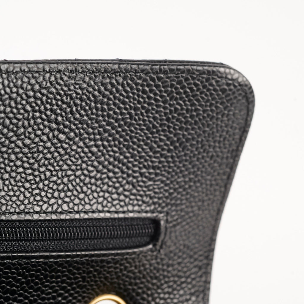 Chanel Classic Flap Small Caviar Black (Microchipped)