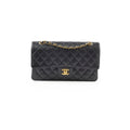 Chanel M/L Classic Flap Caviar Black (Microchipped)