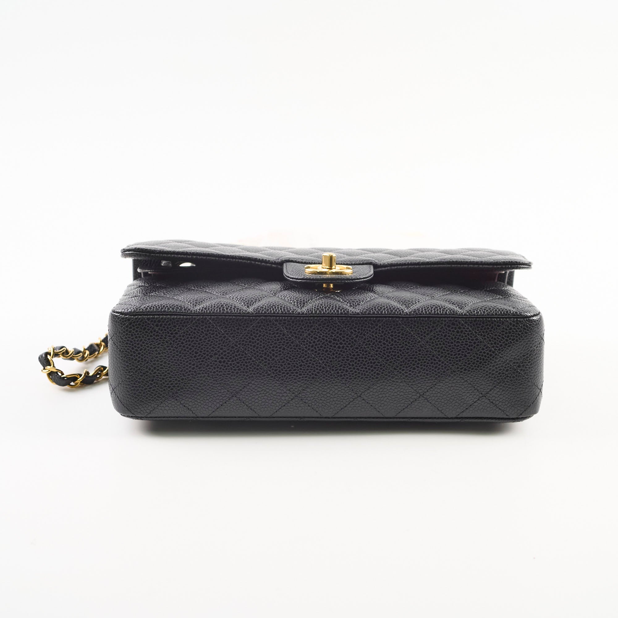 Chanel M/L Classic Flap Caviar Black (Microchipped)